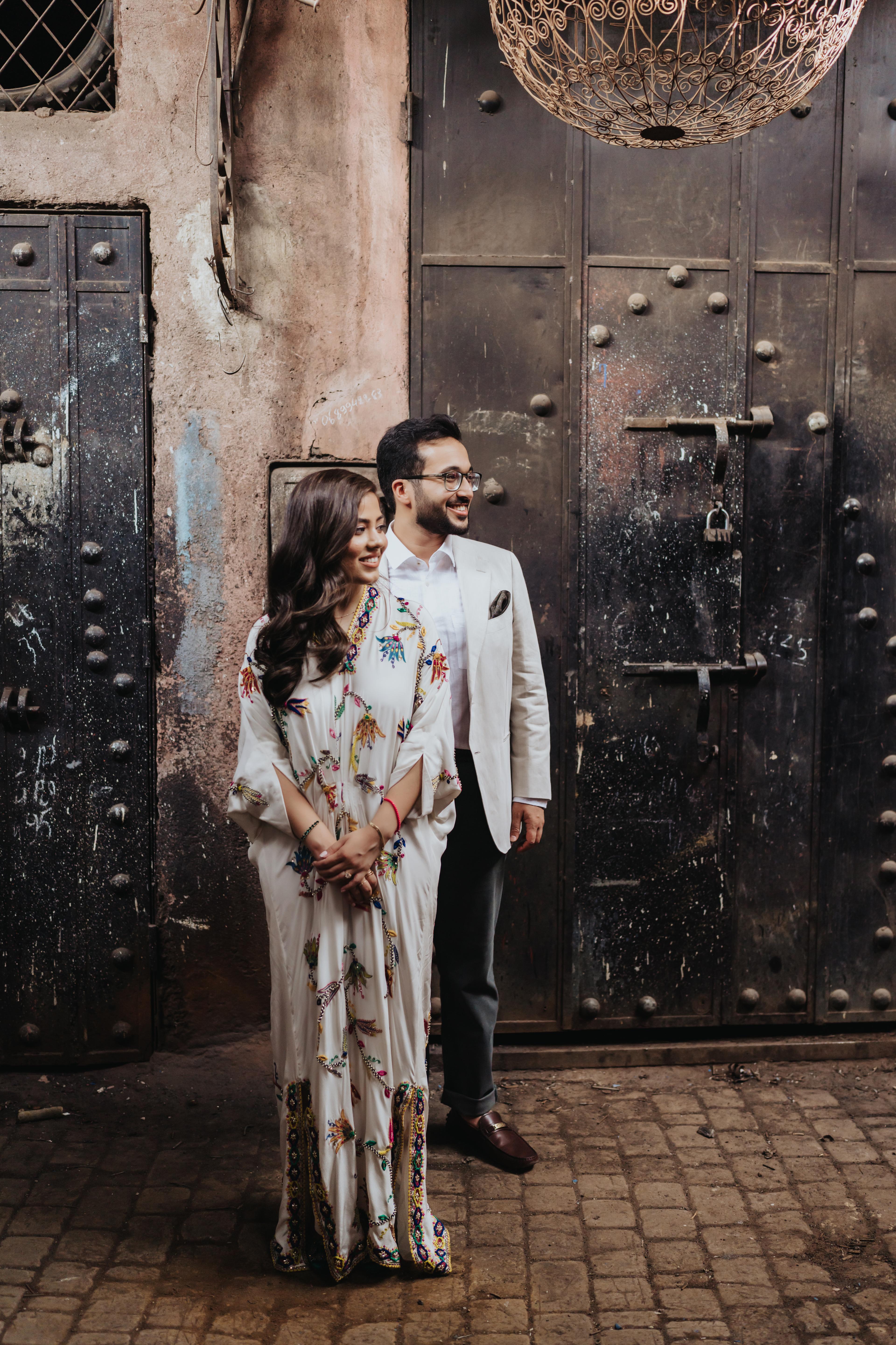 Couple in Marrakech Medina