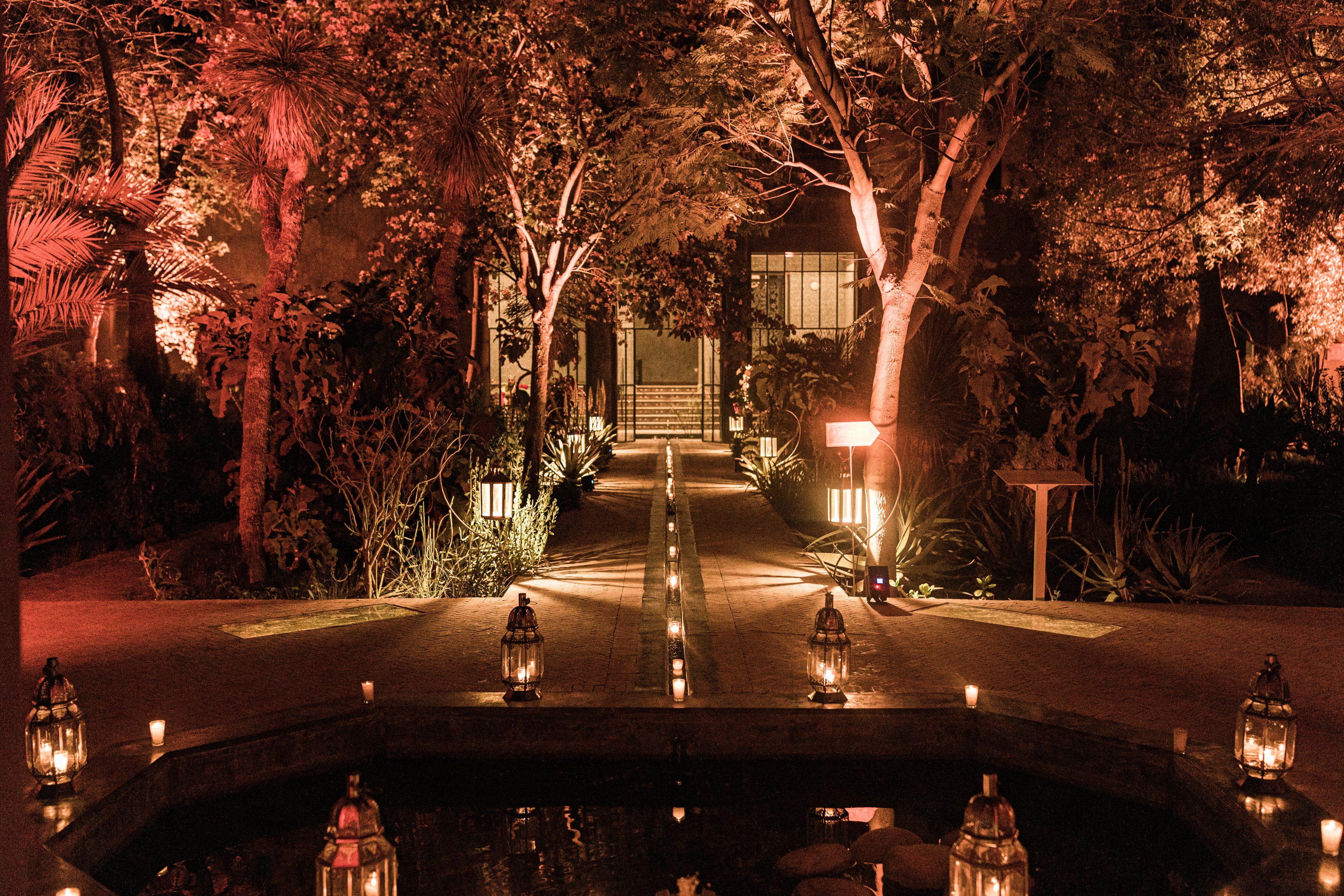 Moroccan Venue lanterns decor