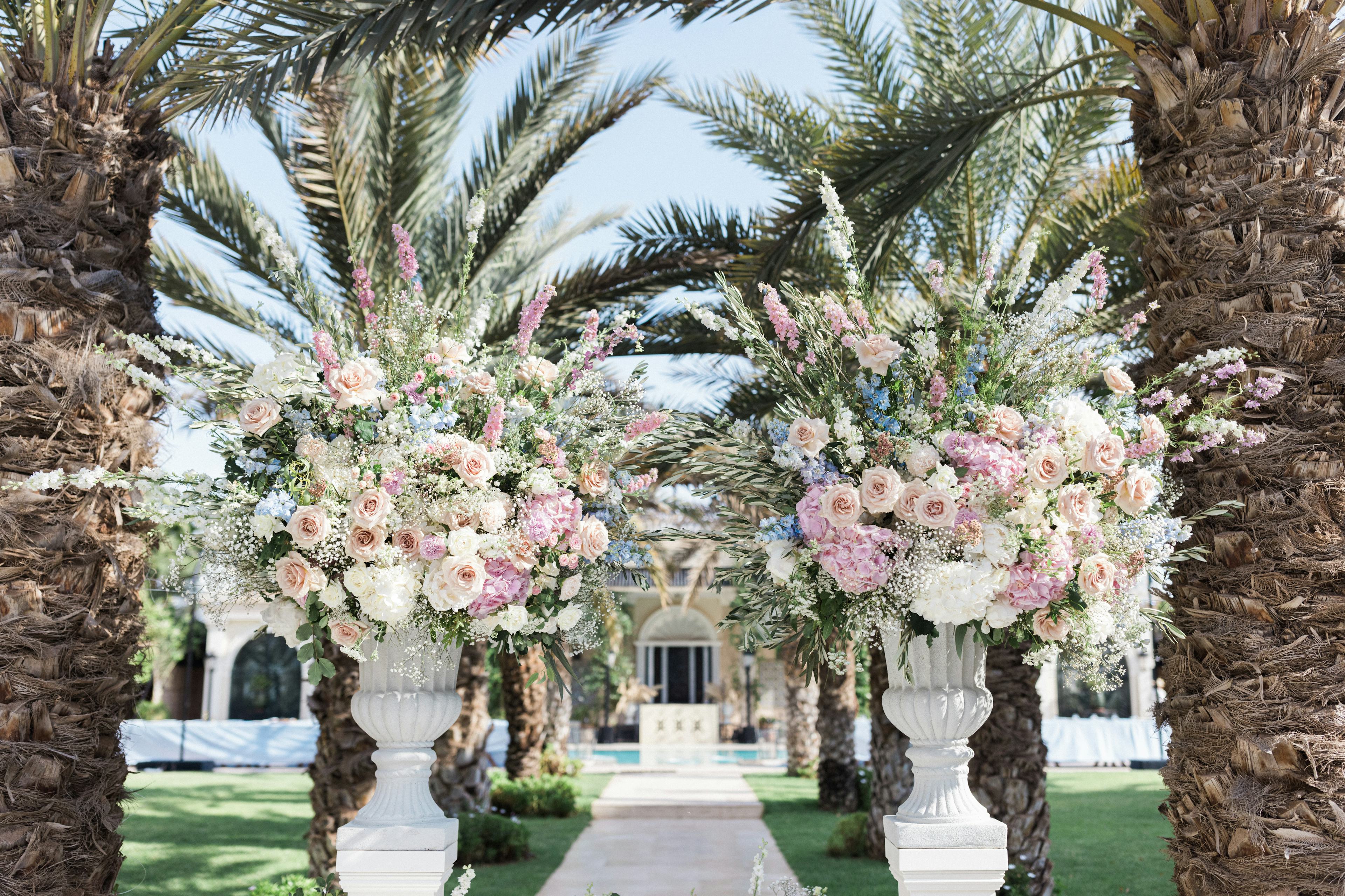 Wedding floral arrangements