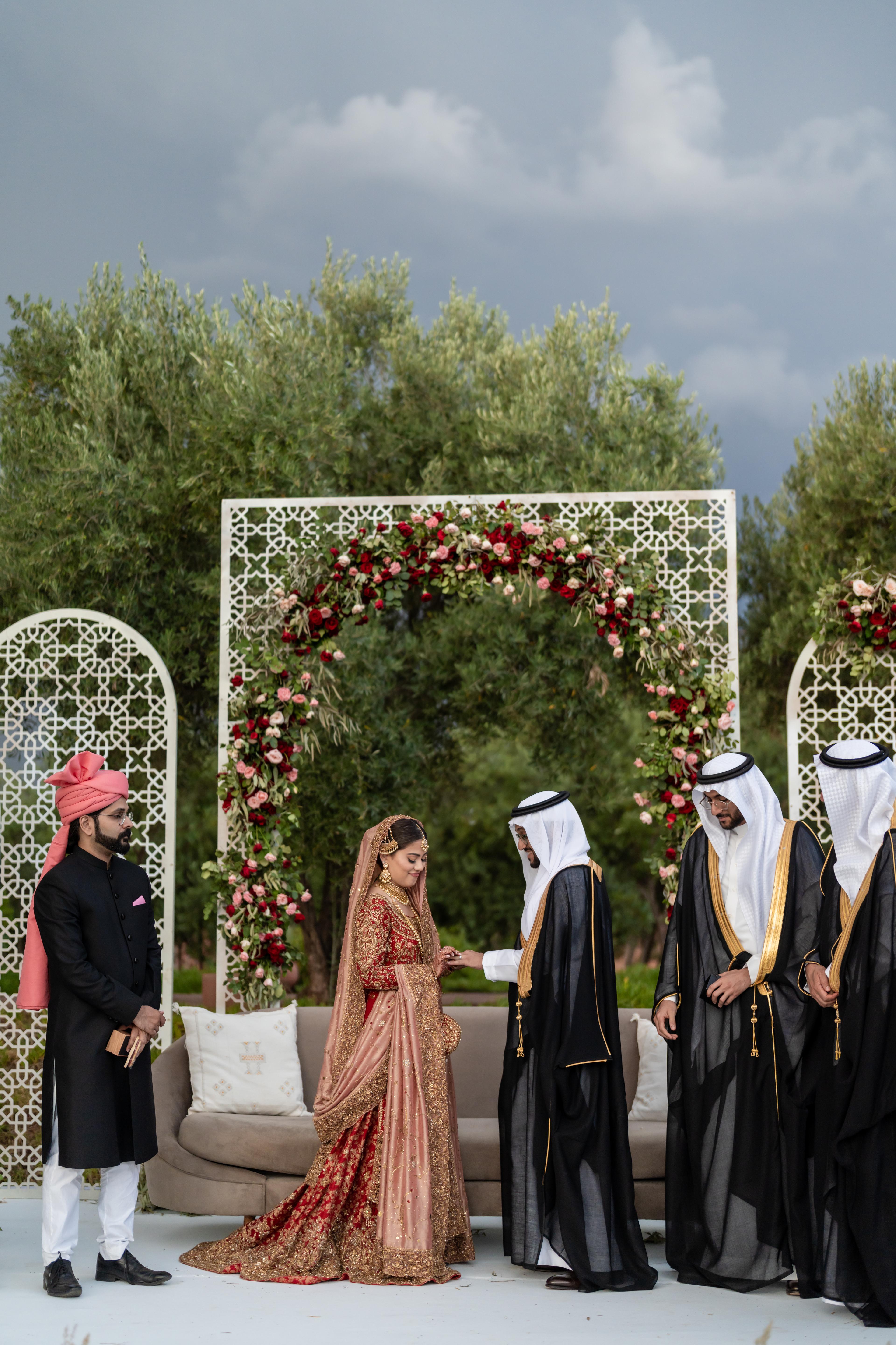 Nikkah ceremony in Morocco