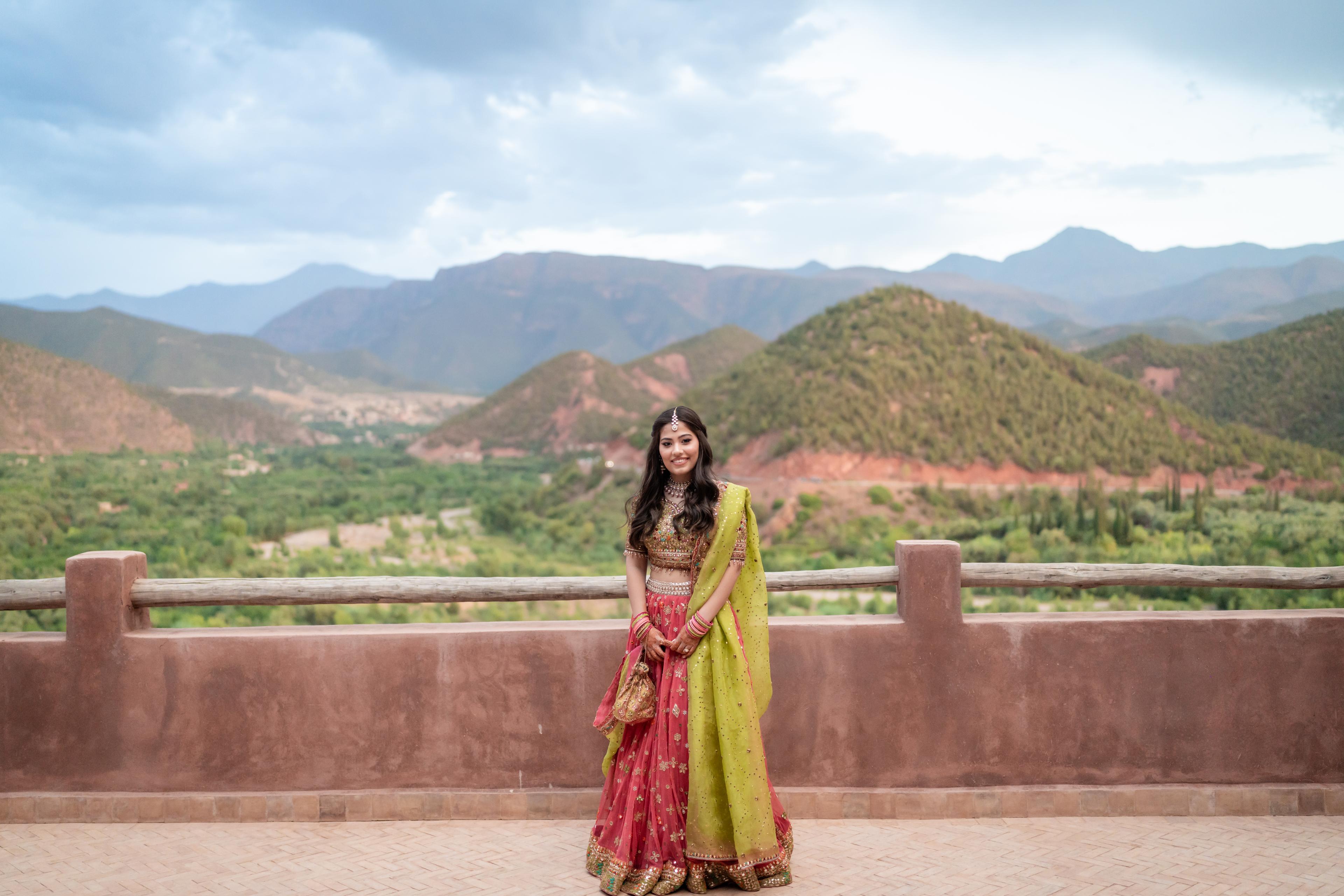 Bride at Kasbah bab Ourika