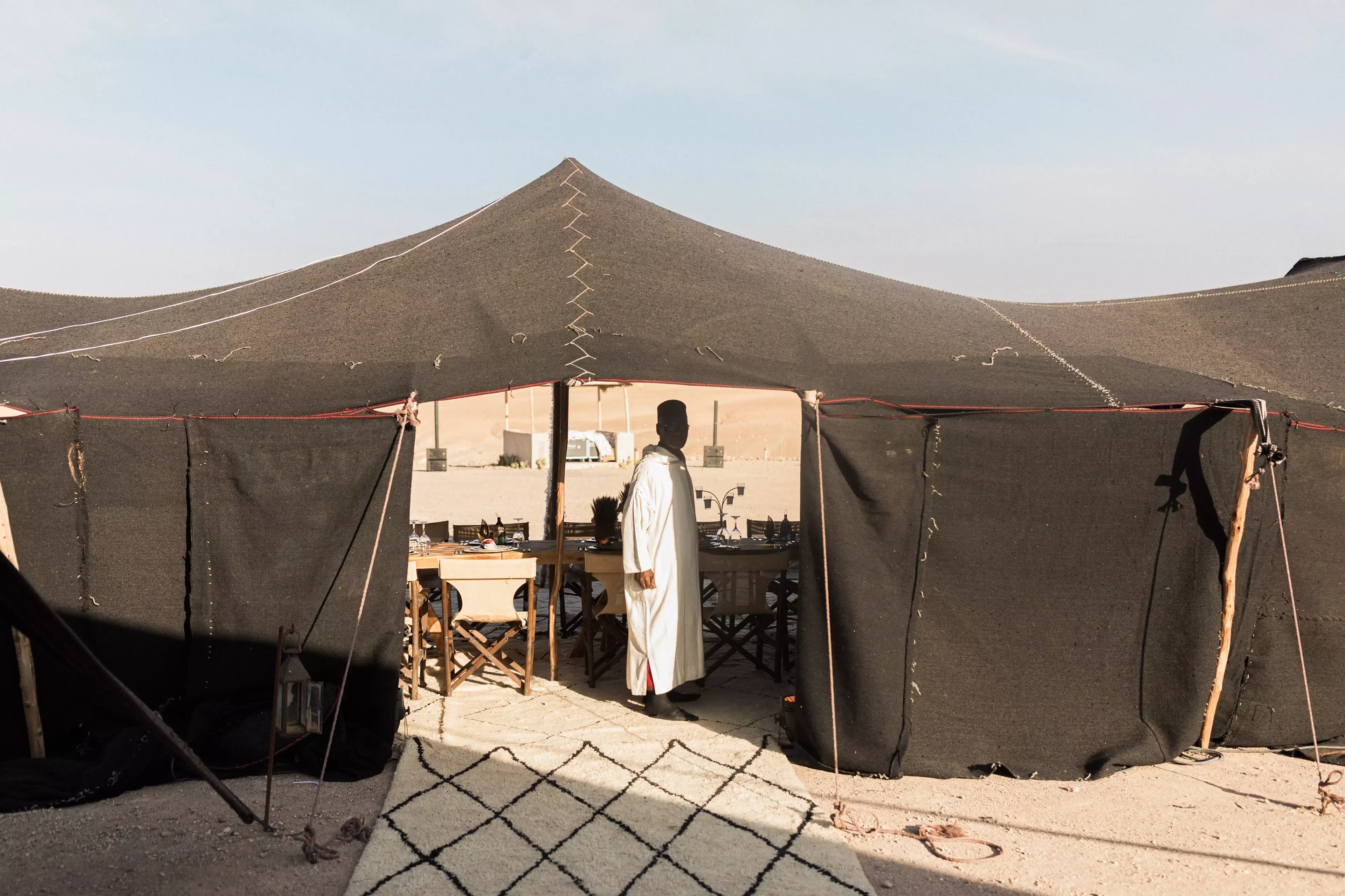 Marrakech desert tent