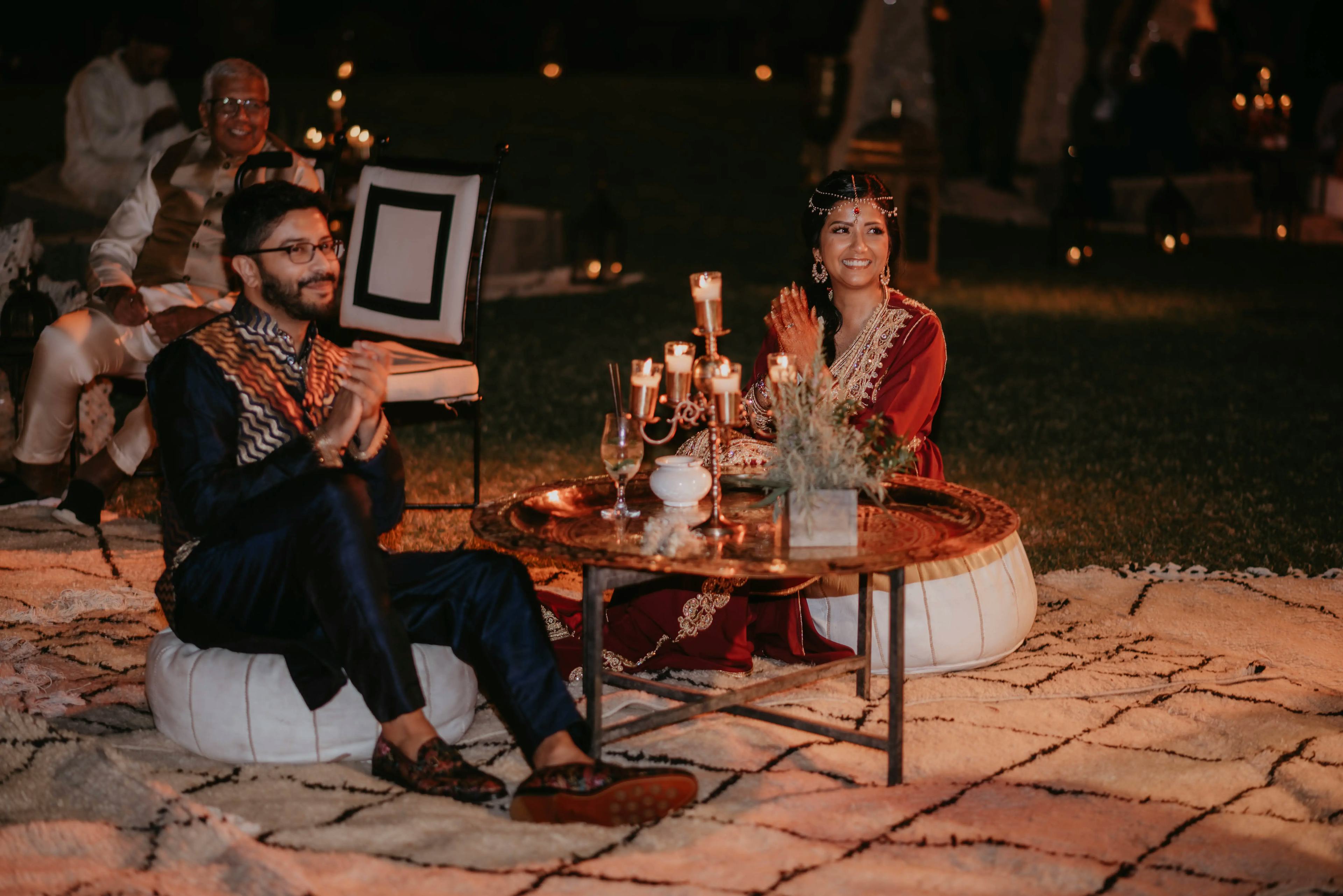 wedding welcome night in Marrakech