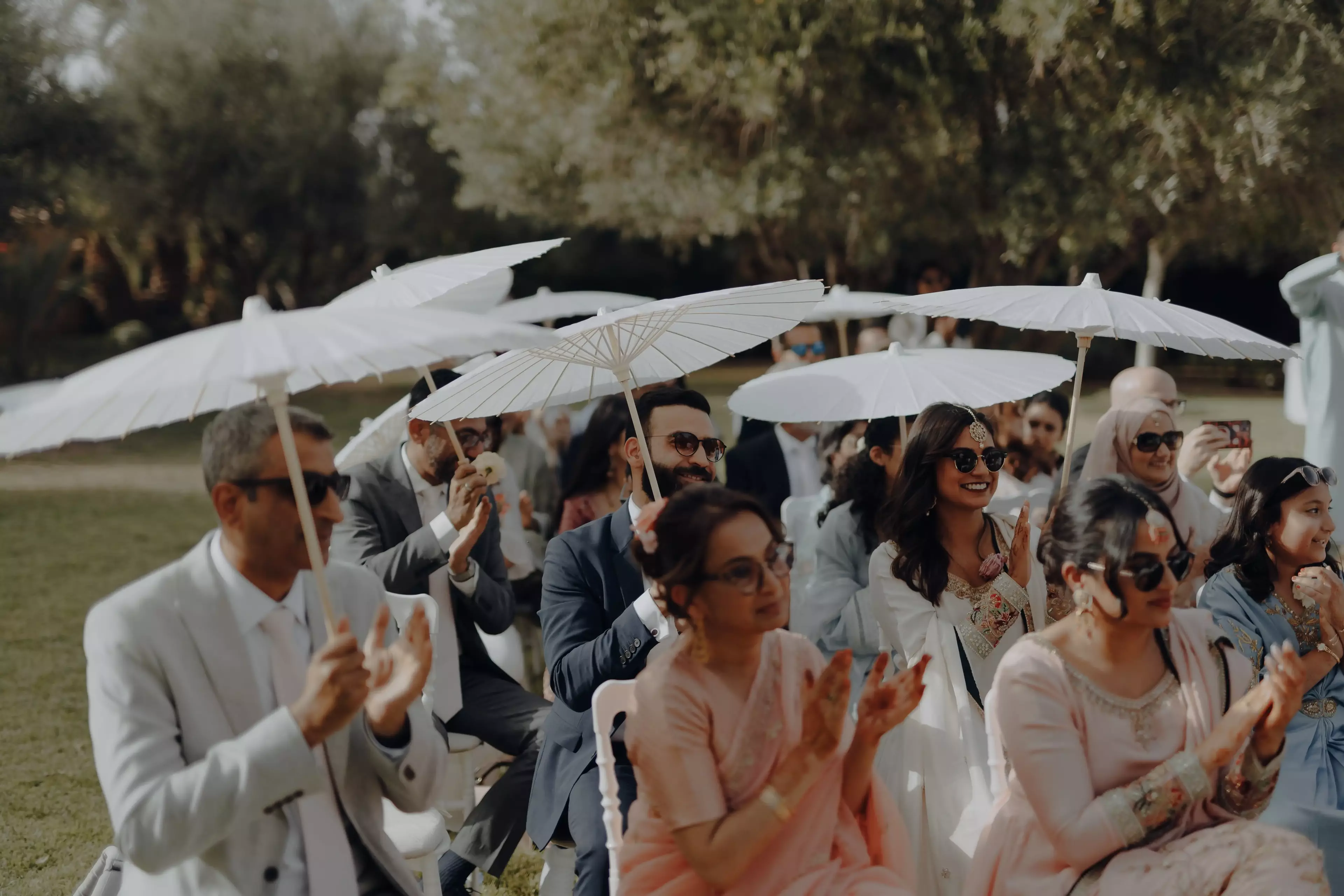 Guests at the ceremony 