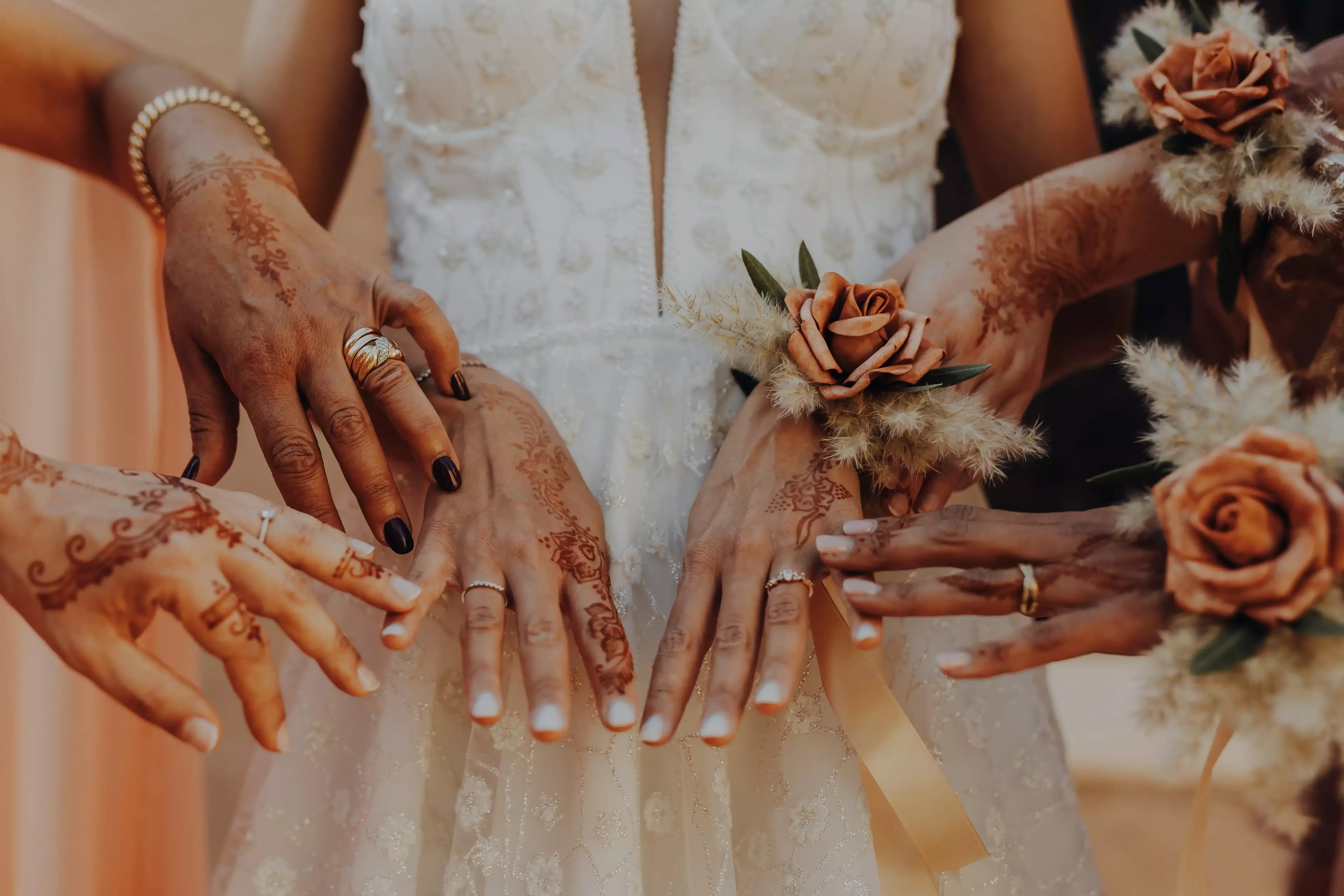 Mehndi bride