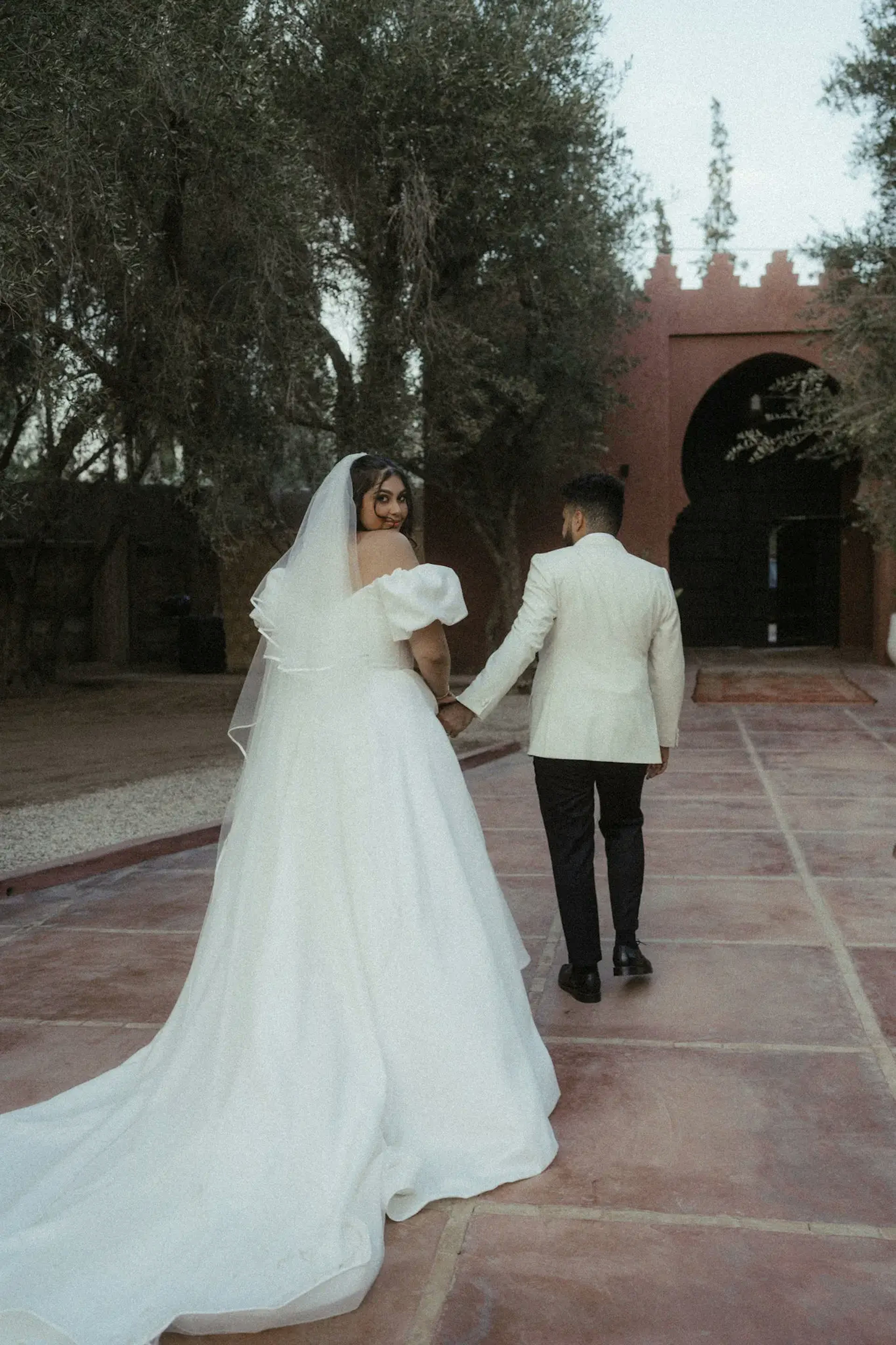 Photo shooting of the brides