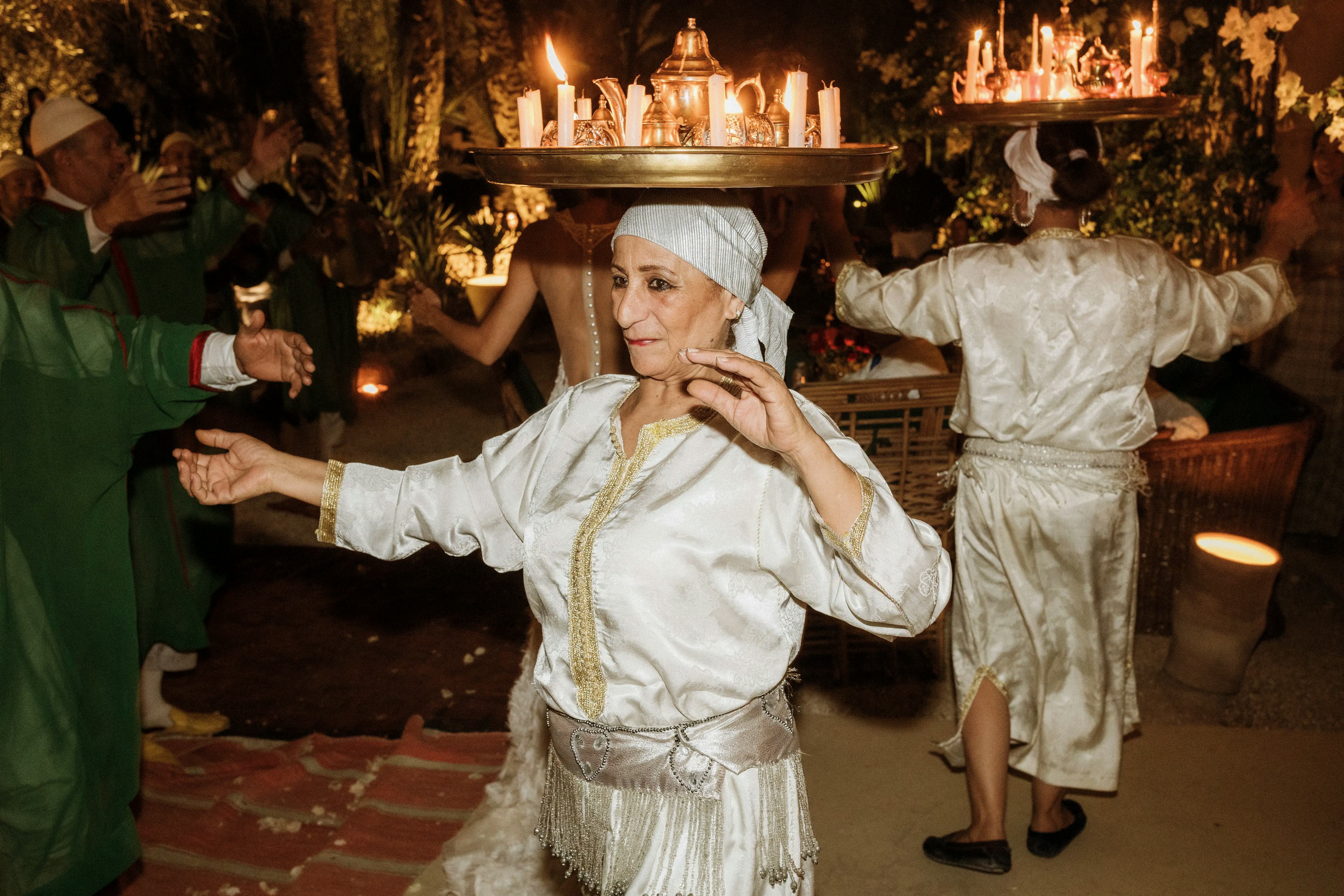 Marrakech wedding evening party