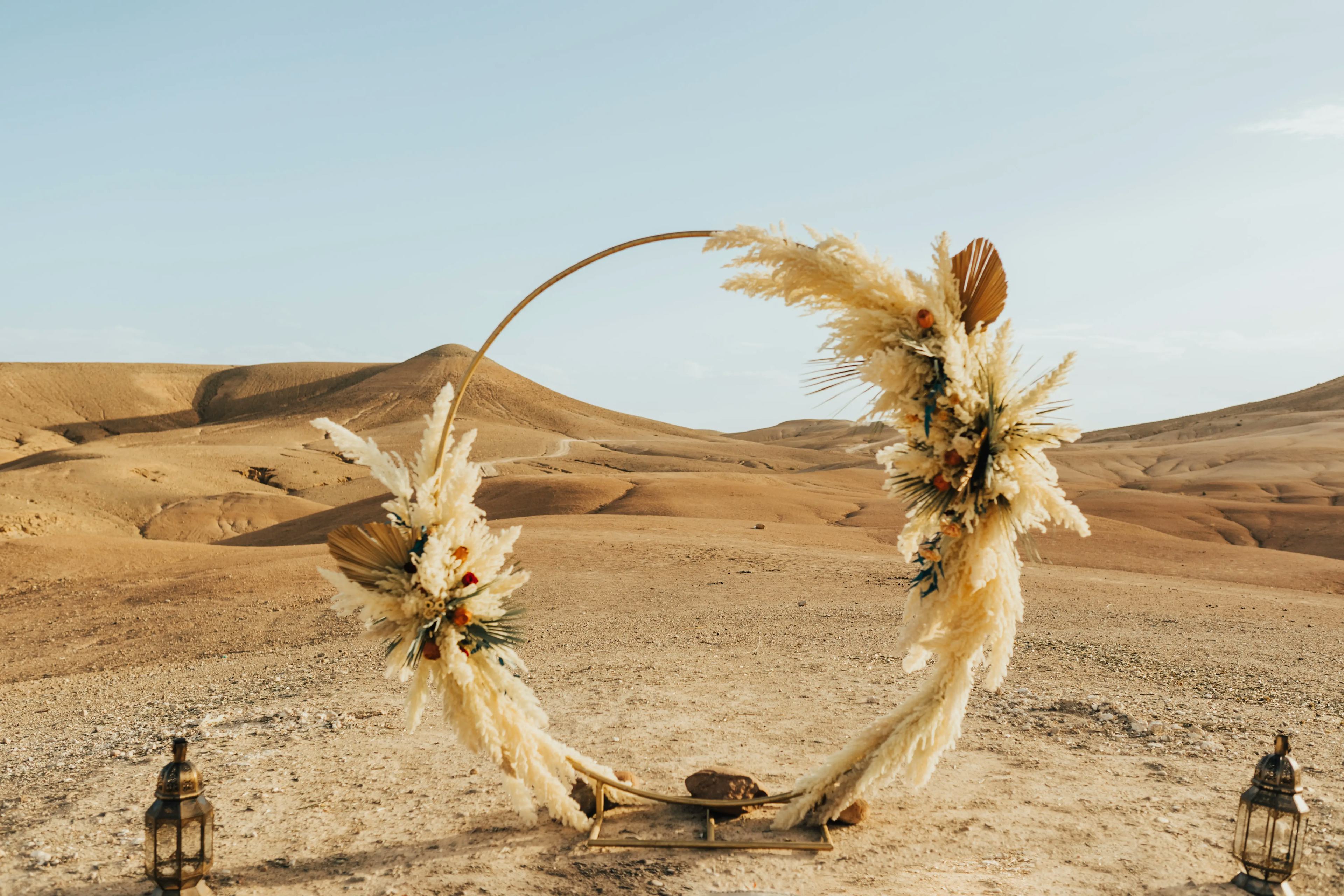 Boho Desert Wedding decor