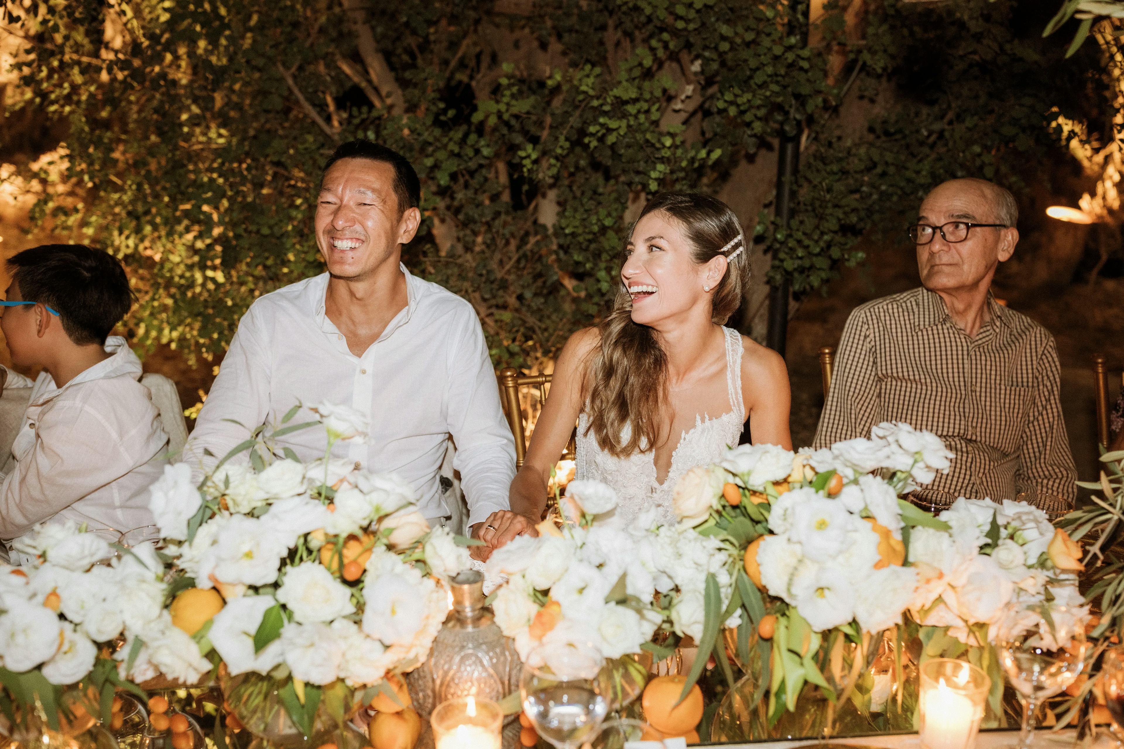 Wedding couple Marrakech reception