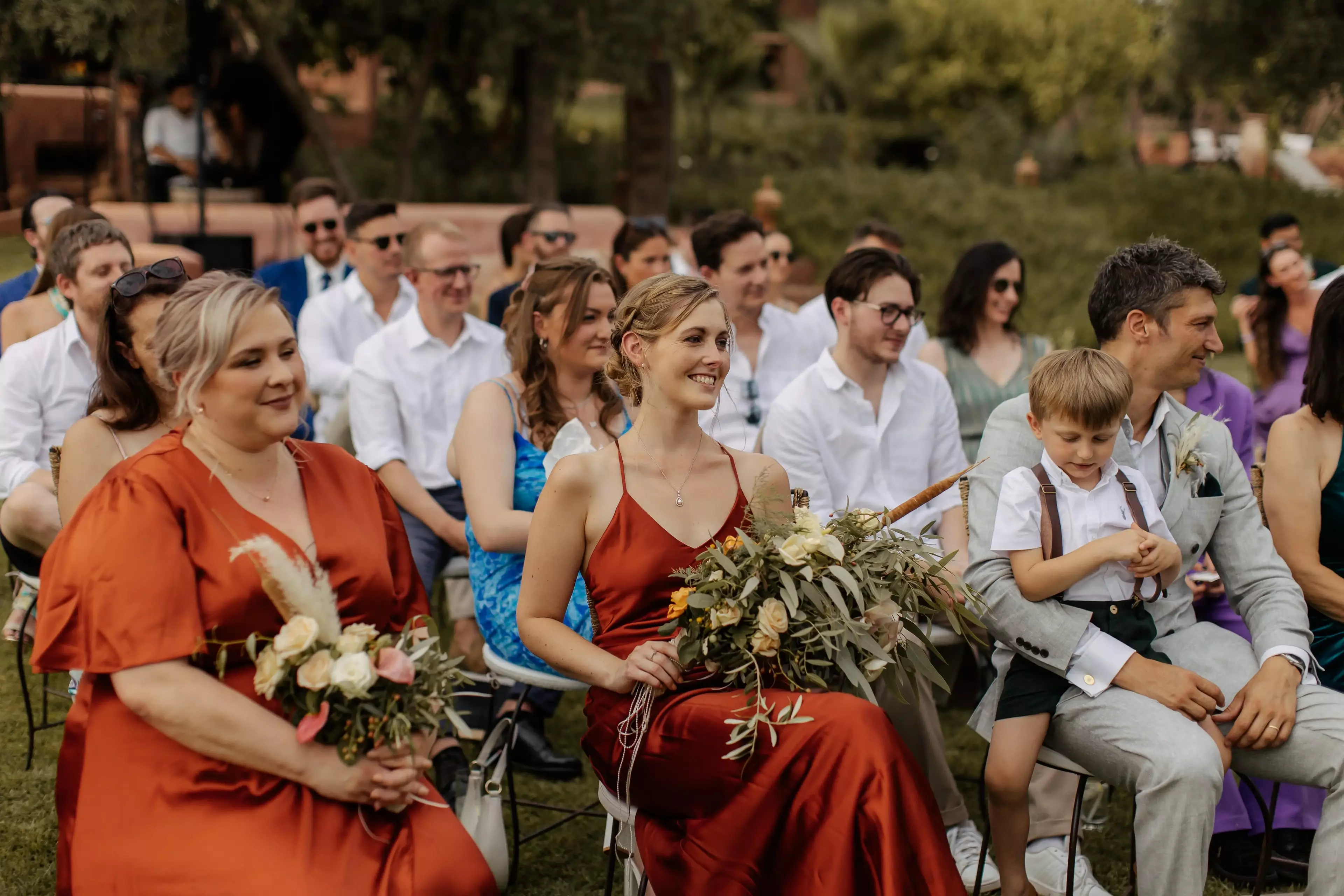 Guests at Morocco wedding