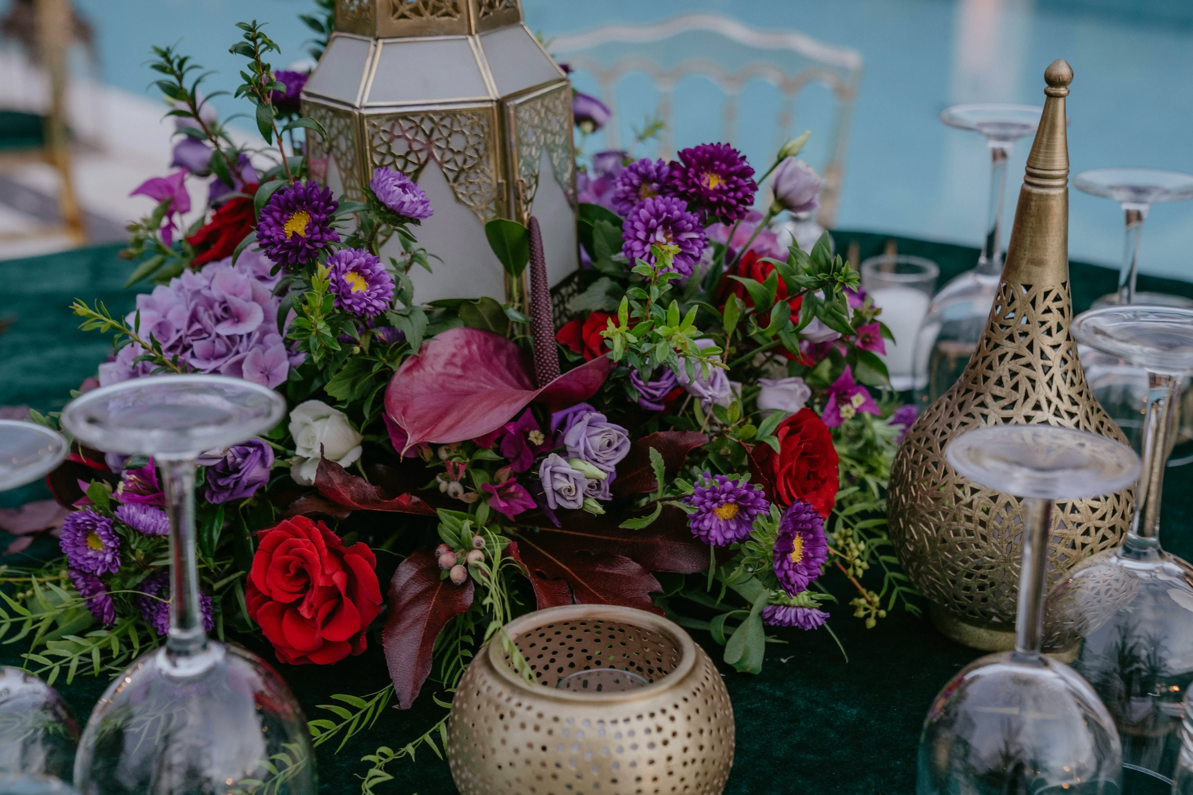 Morocco wedding flowers