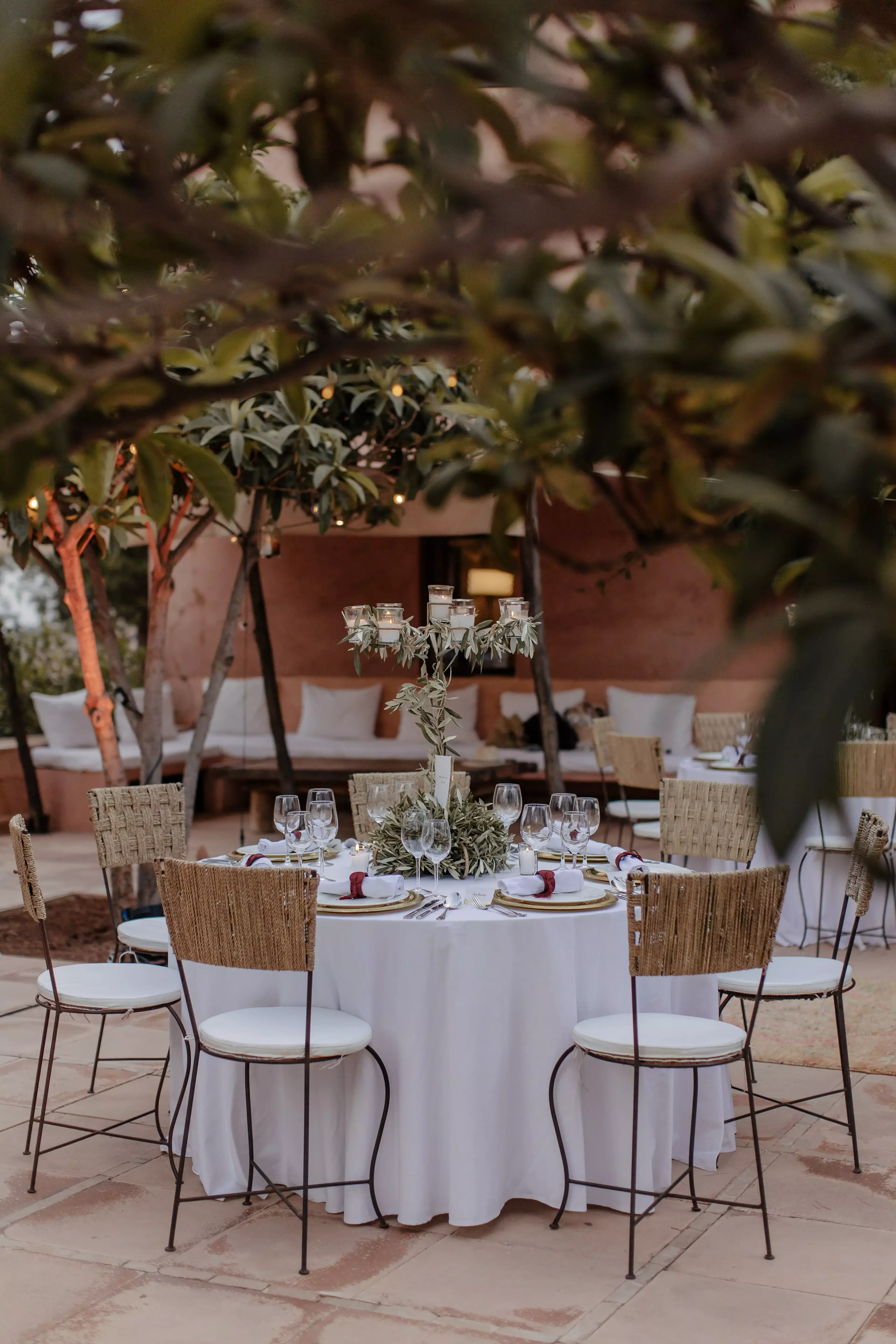 Outdoor luxury wedding Morocco