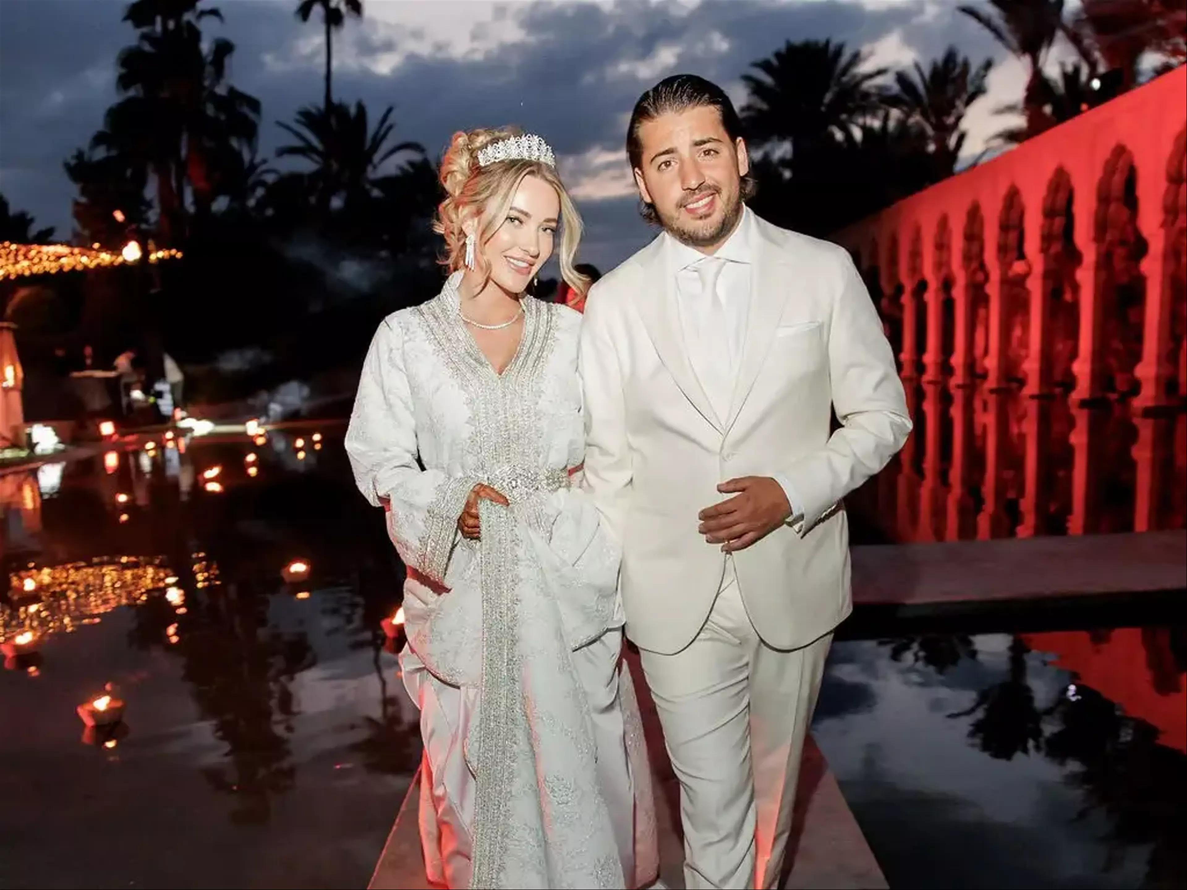 Moroccan wedding party in Palais Namaskar 