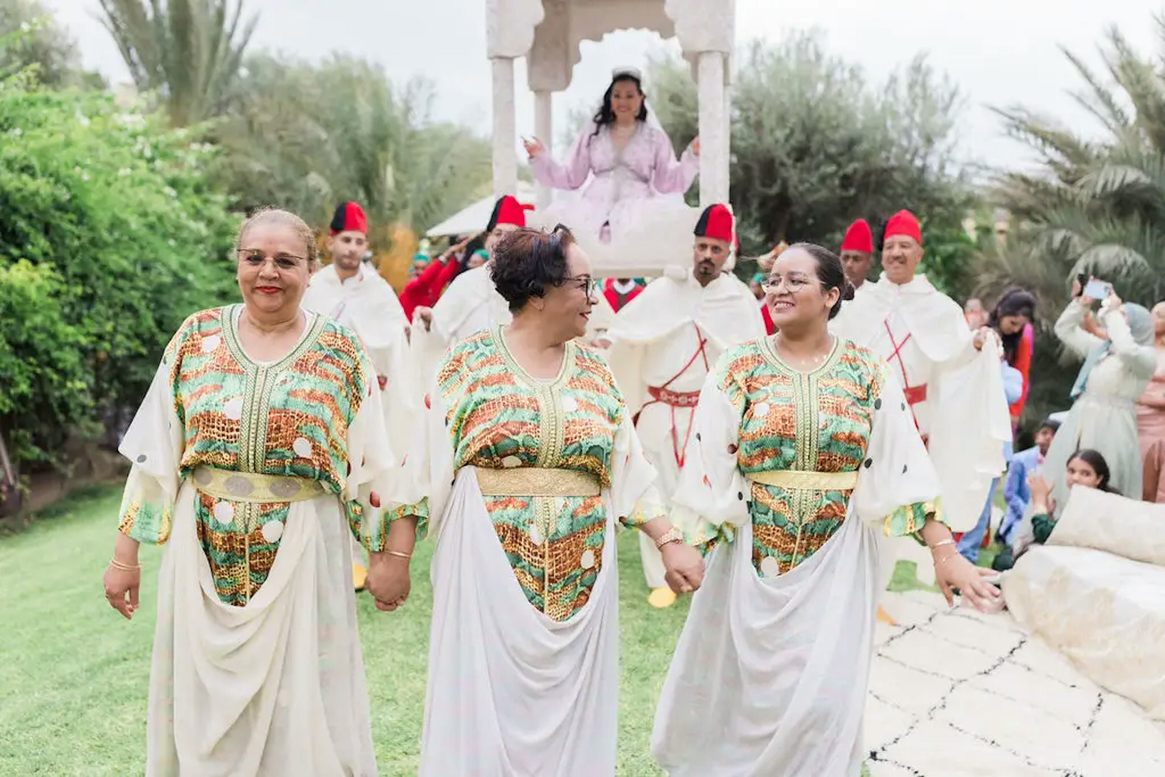 Moroccan wedding celebration