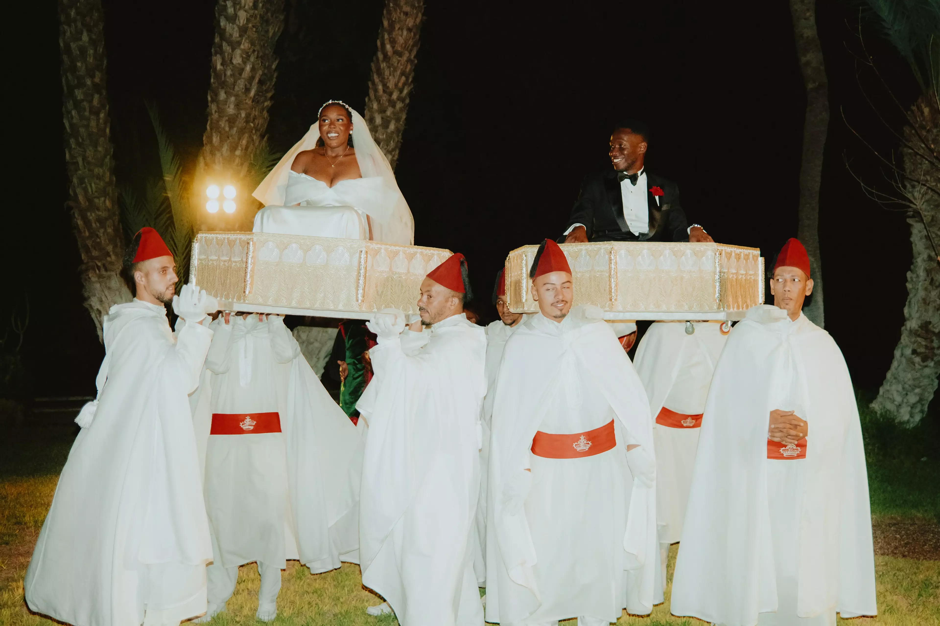 Arrival of the spouses at the place of recreation