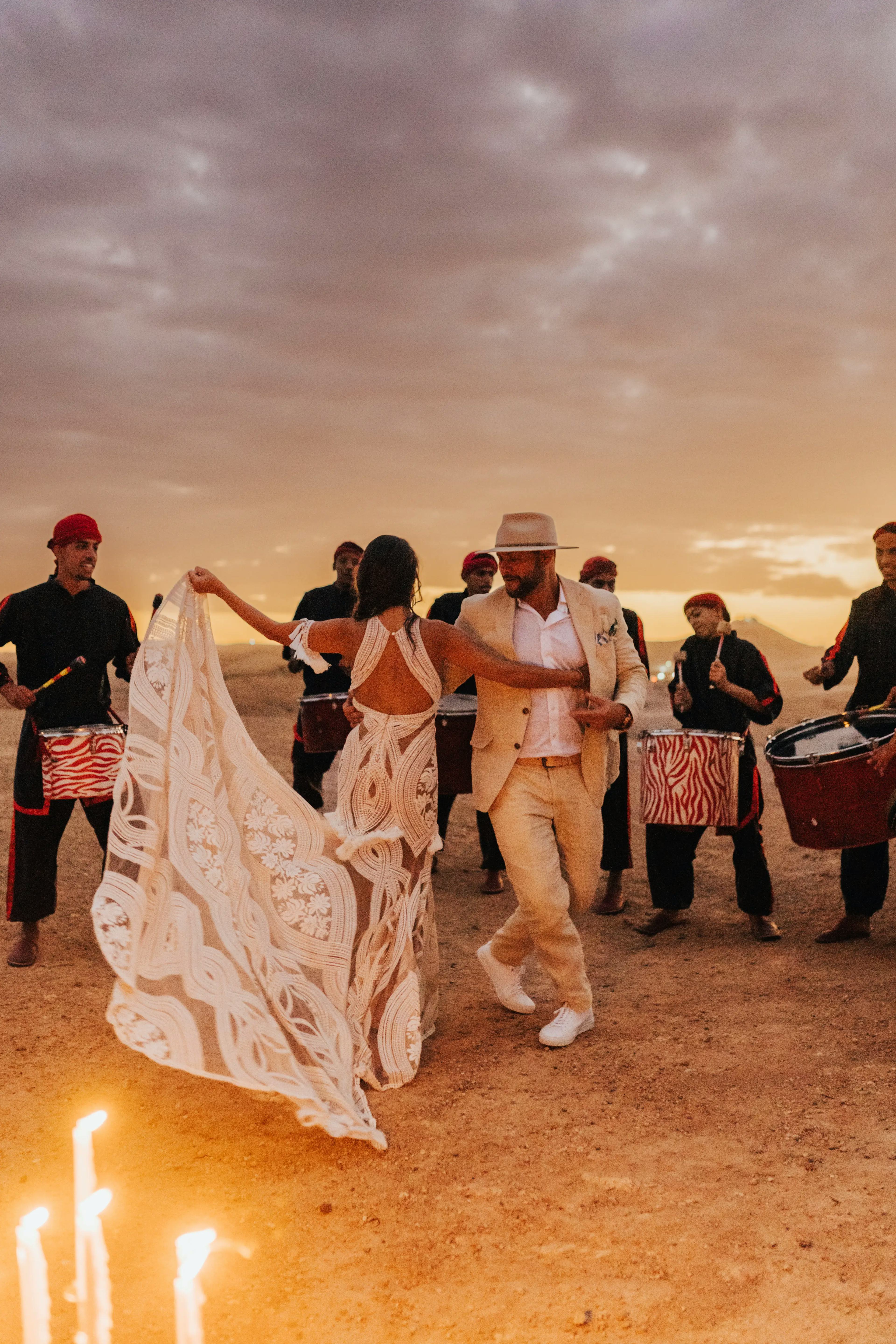 Dancing in the Agafay desert