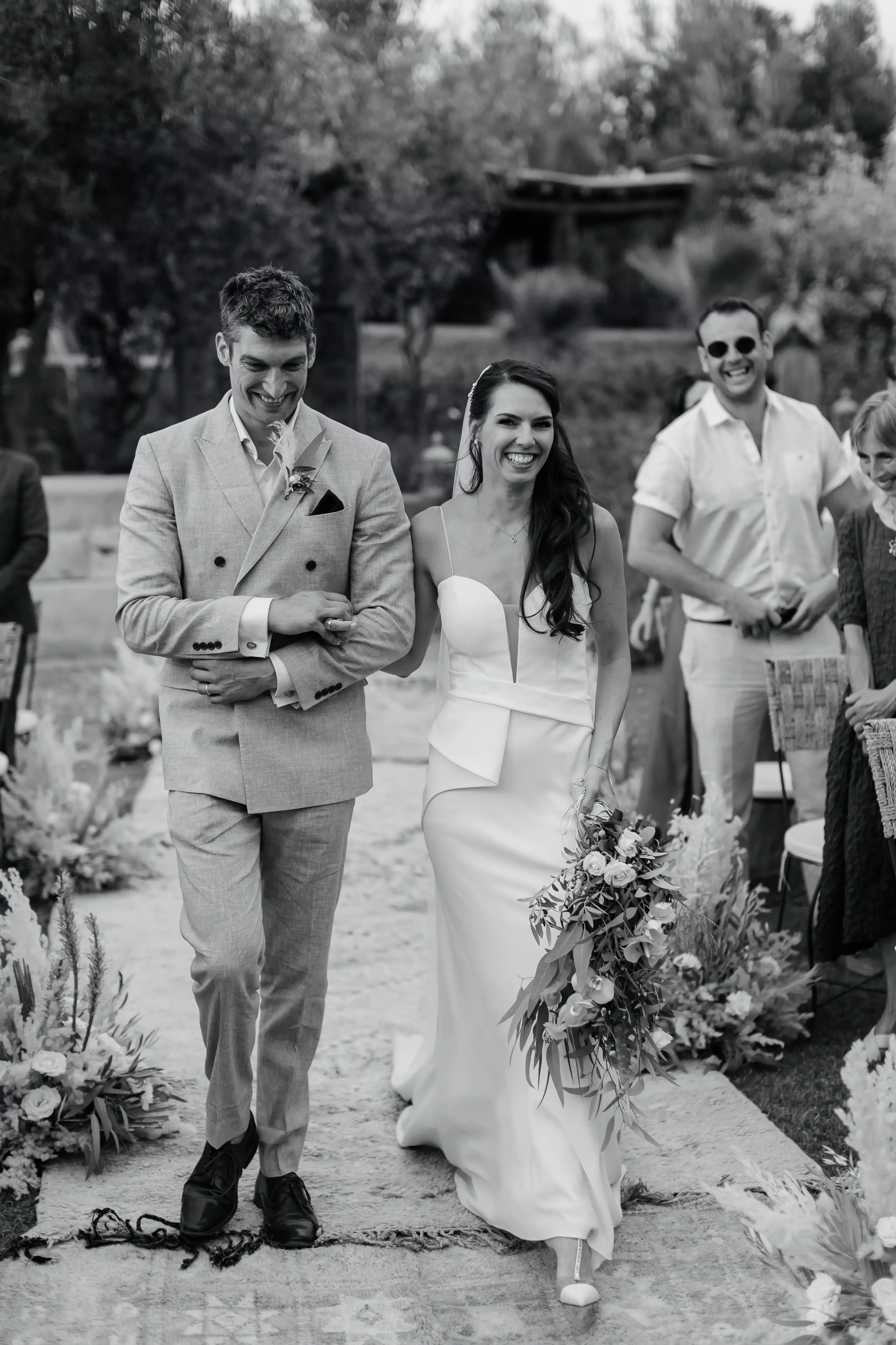 Outdoor wedding ceremony Marrakech