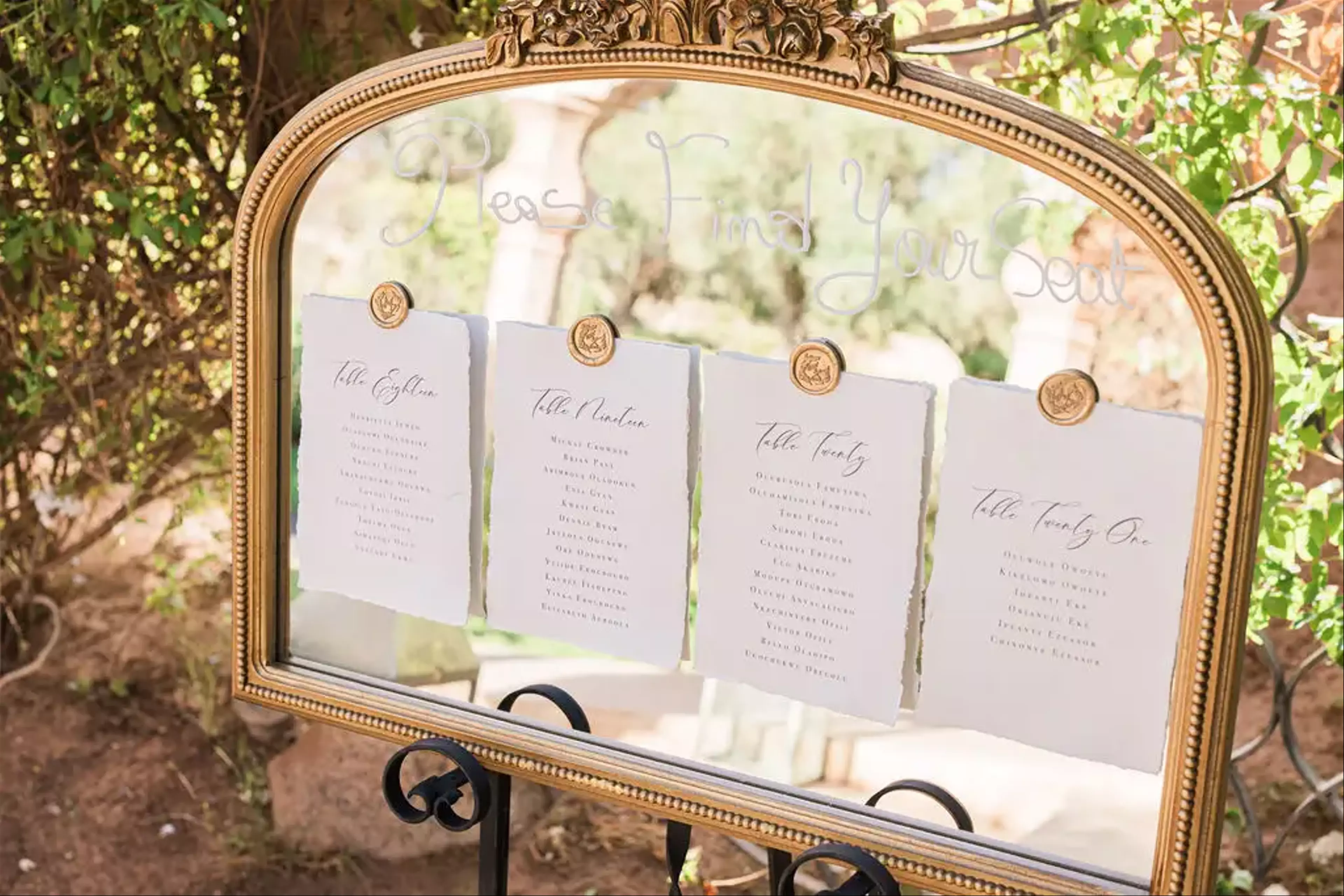 Elegant wedding design