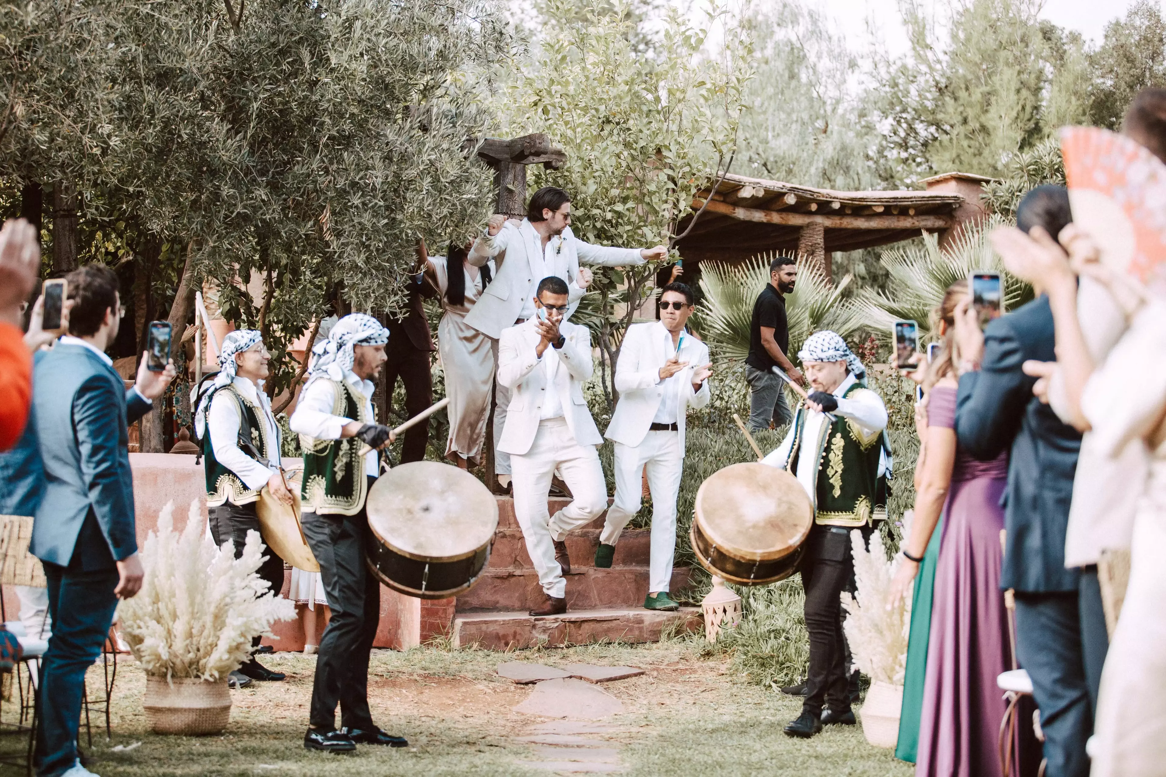 Traditional Wedding band for wedding in Morocco