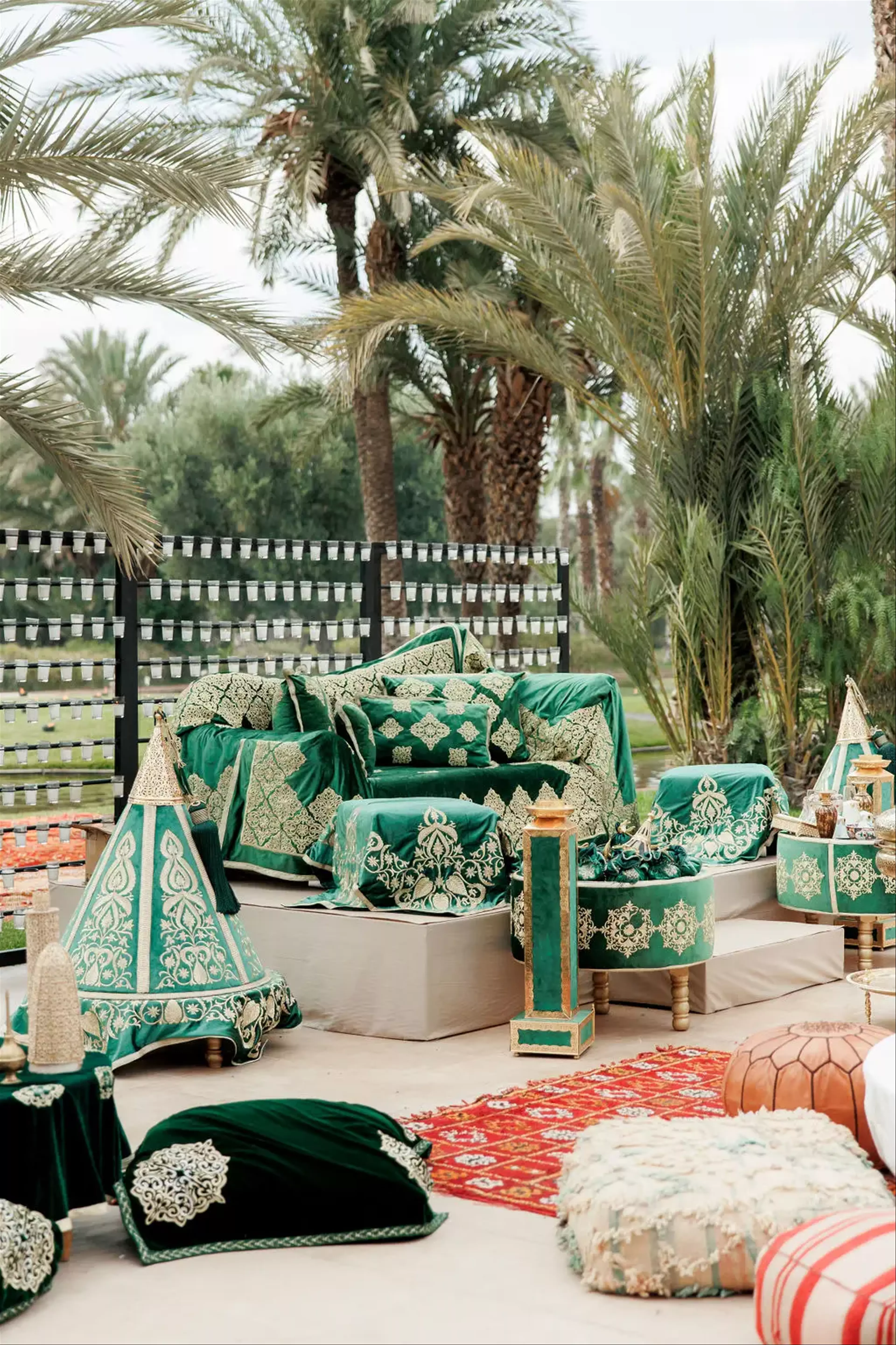 Arabian nights themed wedding decor