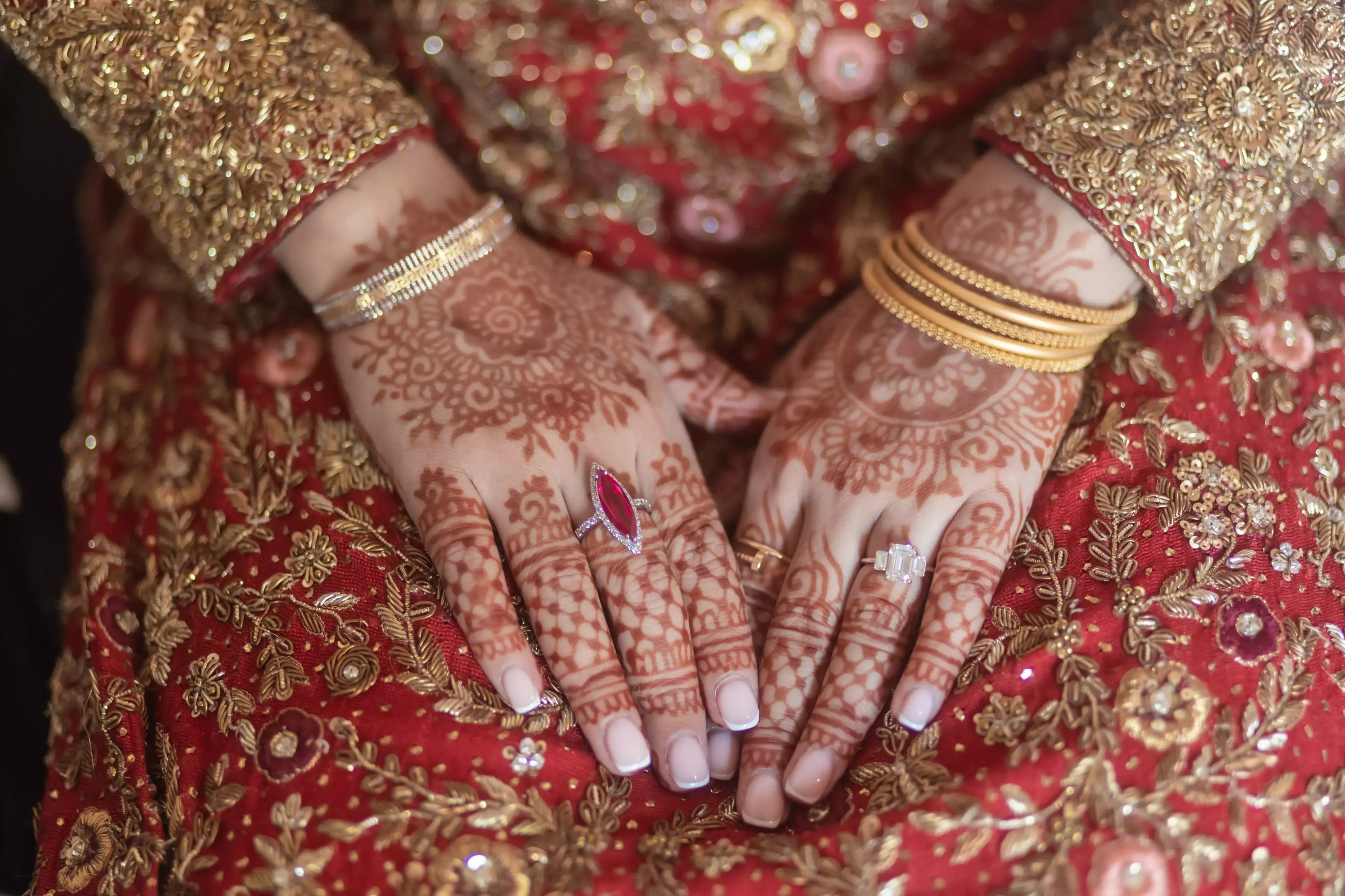 Bride mehndi