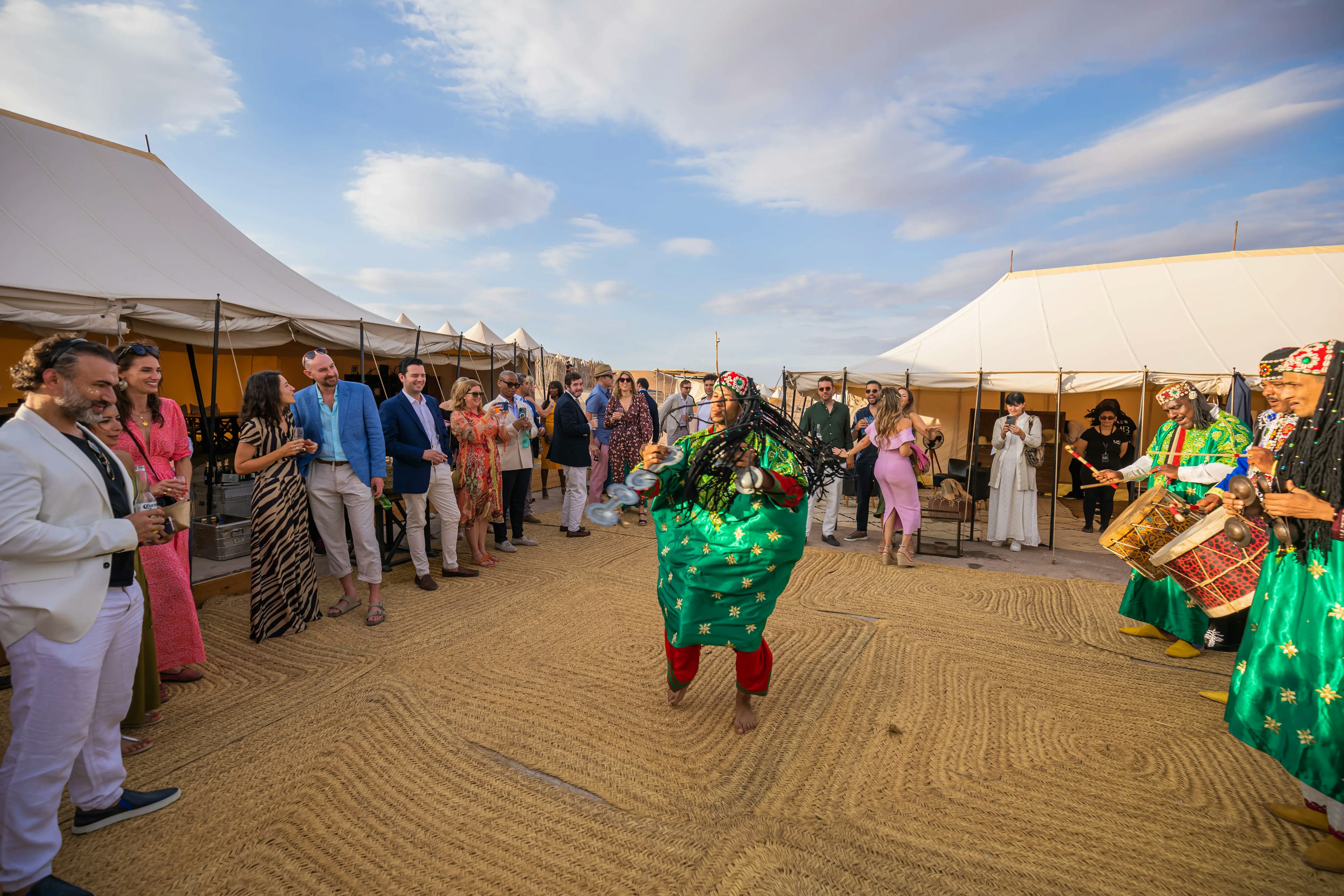 Event entertainment in Marrakech desert 