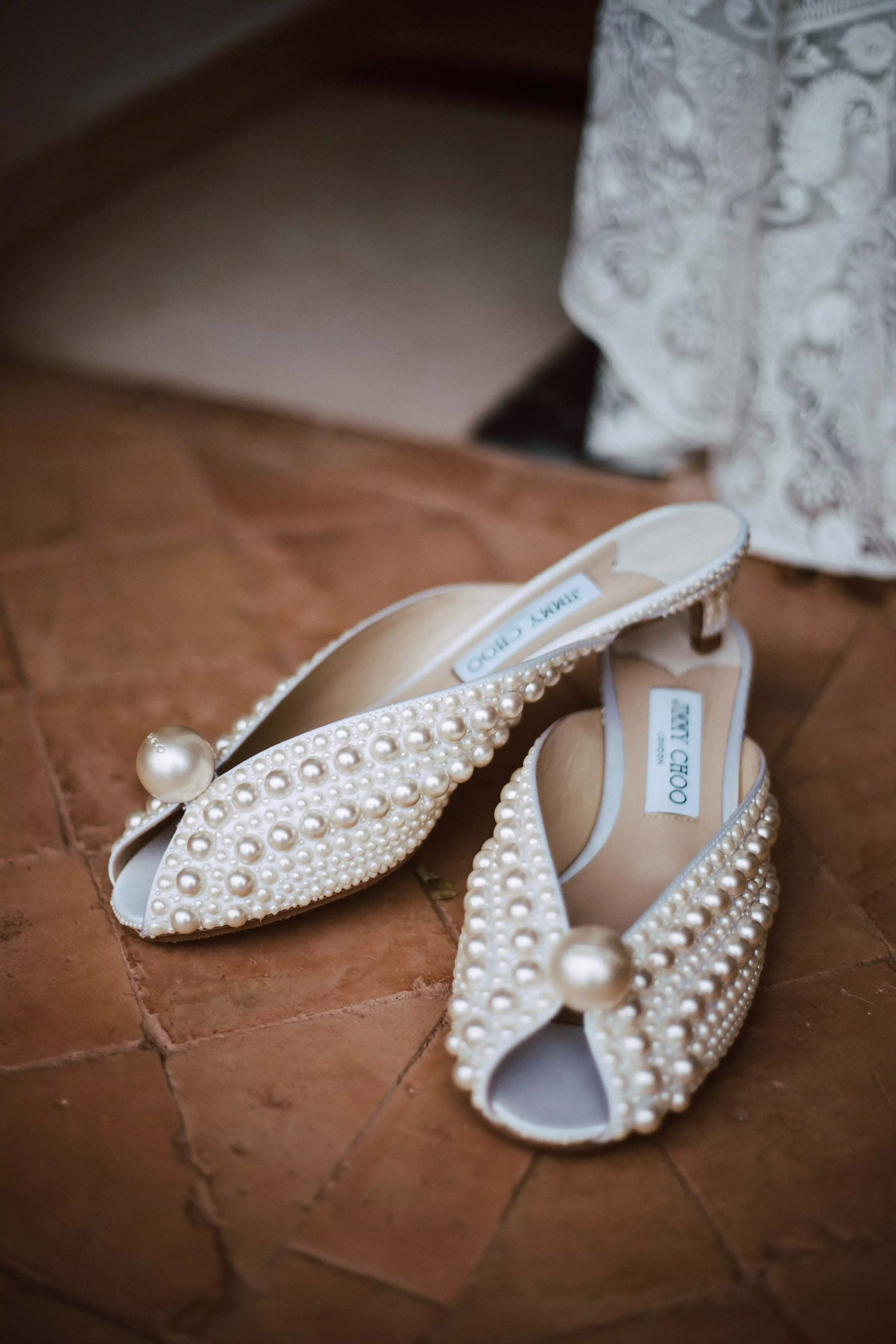 Bride shoes at Kasbah bab Ourika