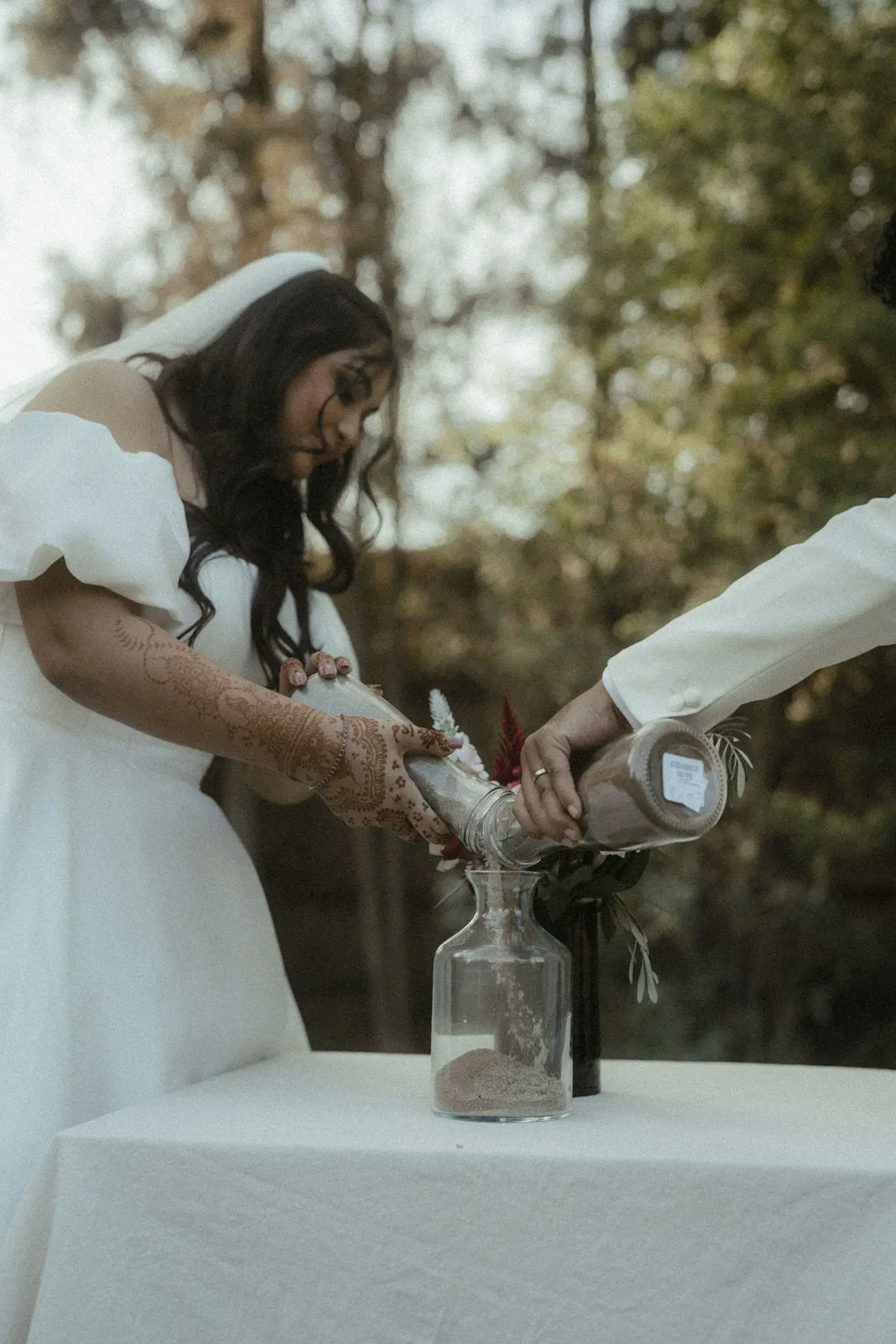 Ritual during the ceremony