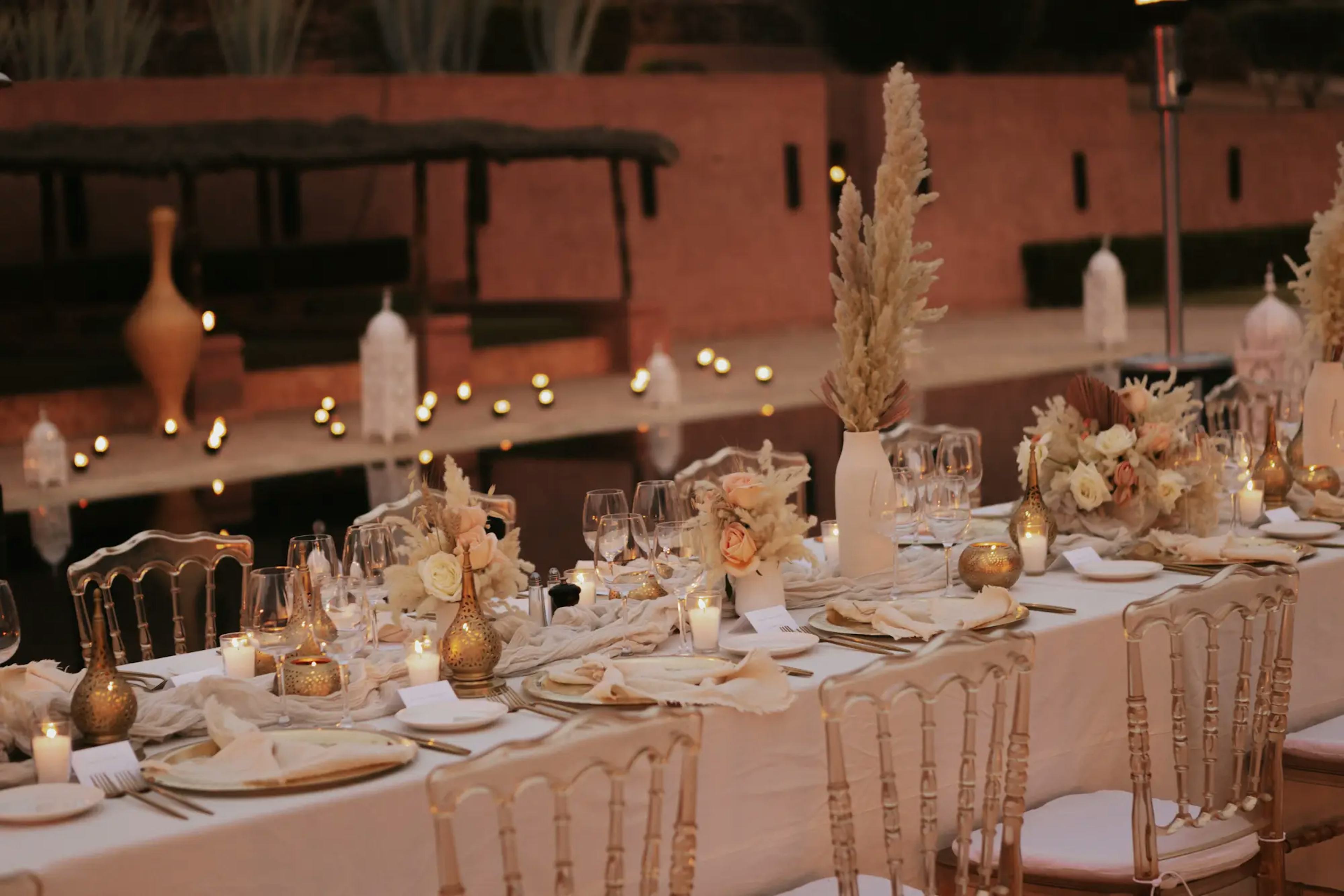 Moroccan wedding decor design