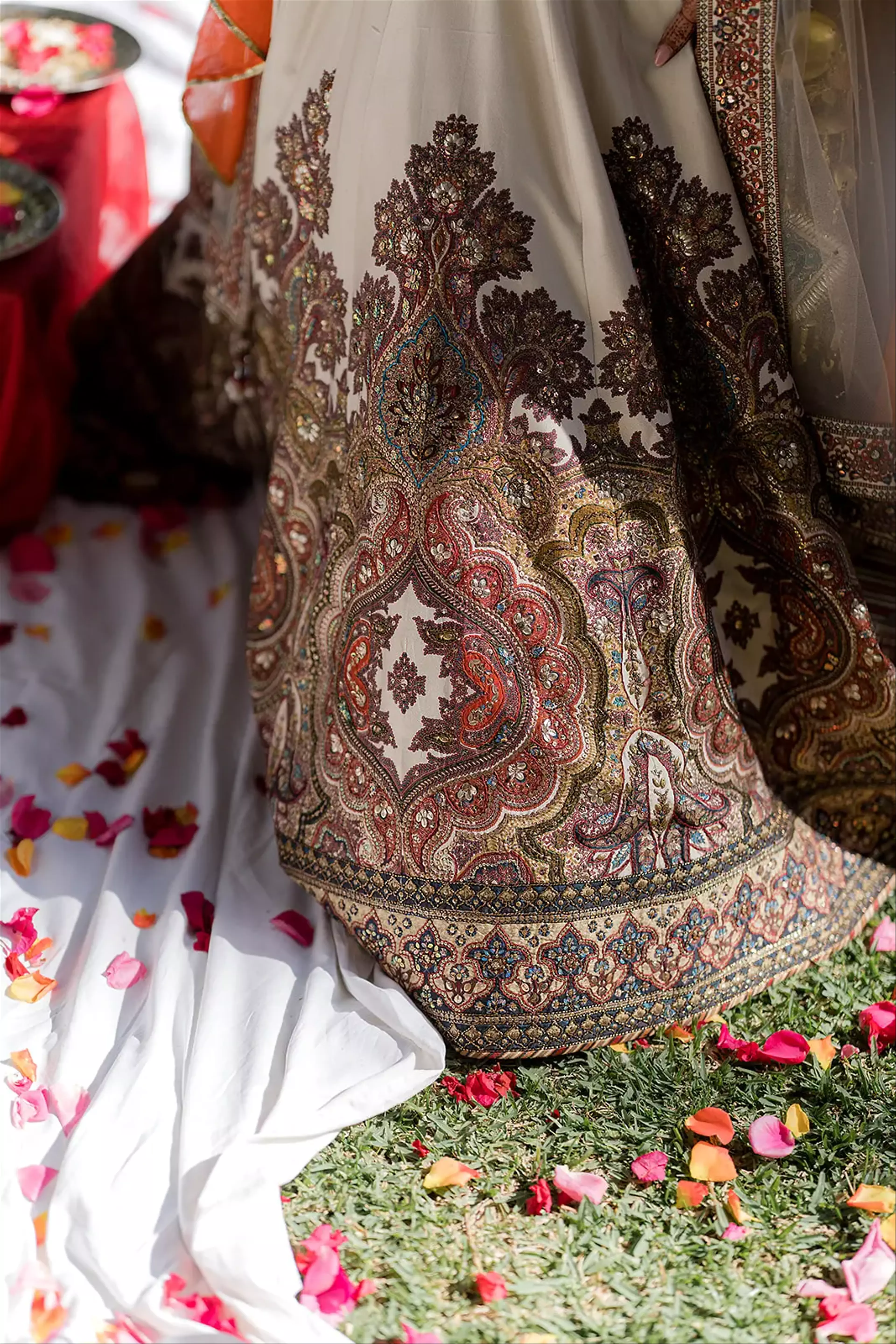 Indian outfit Morocco wedding