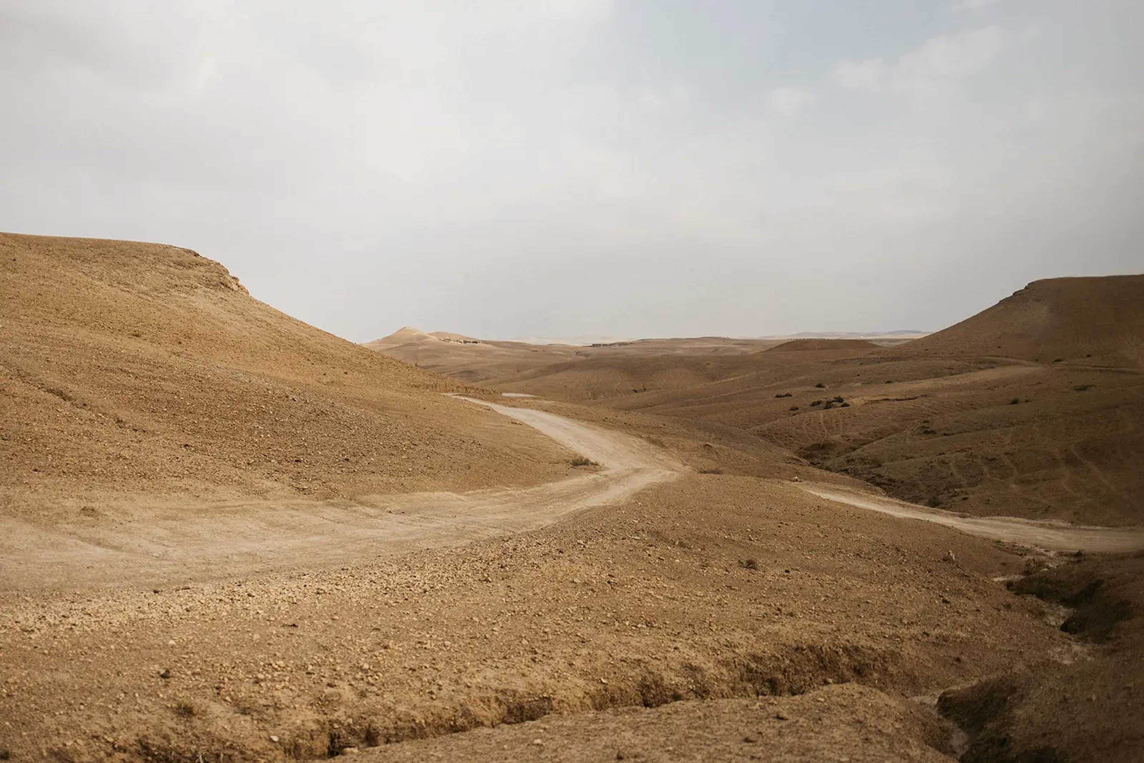 landscape of the Agafay desert