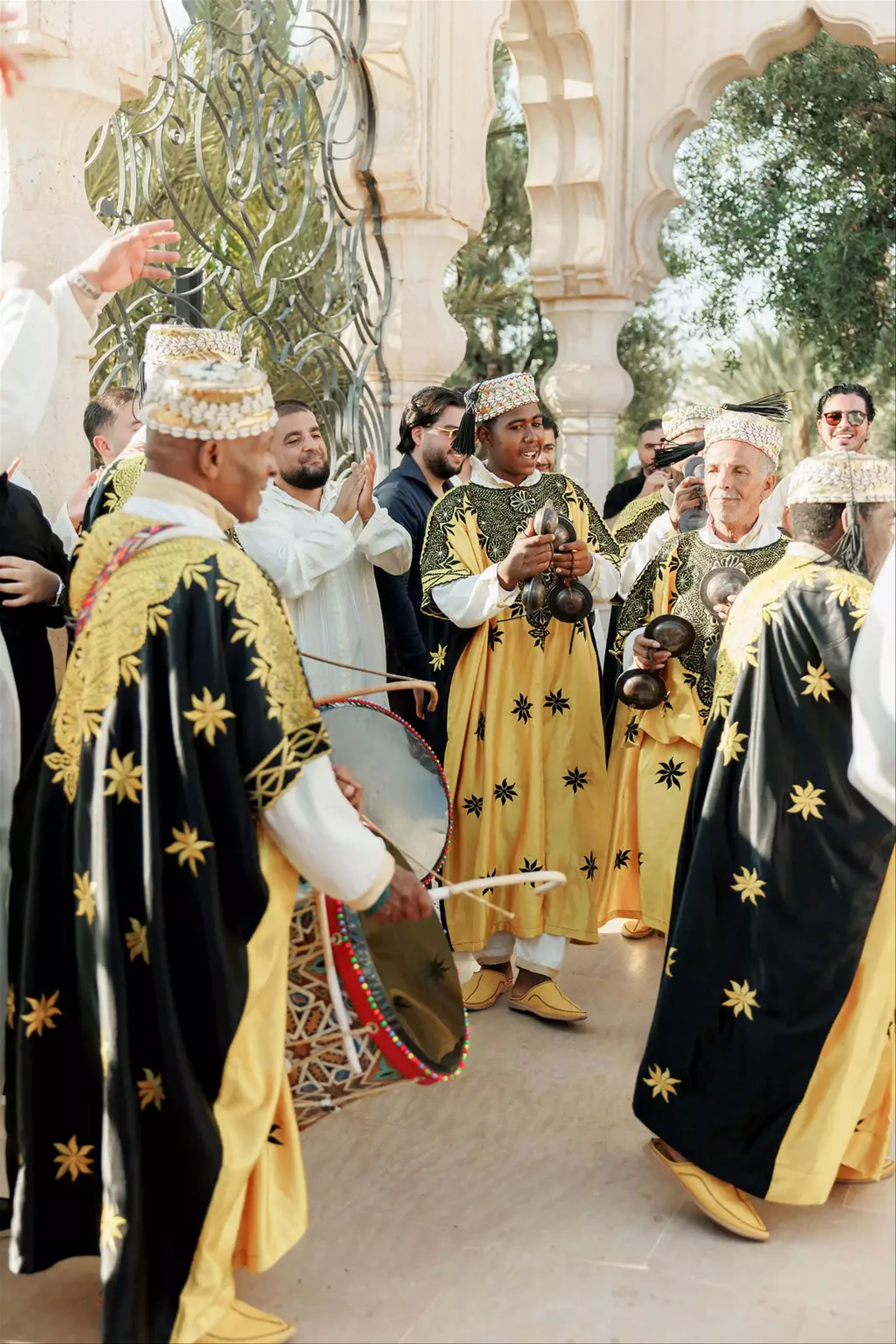 Cultural Moroccan entertainment at Morocco wedding