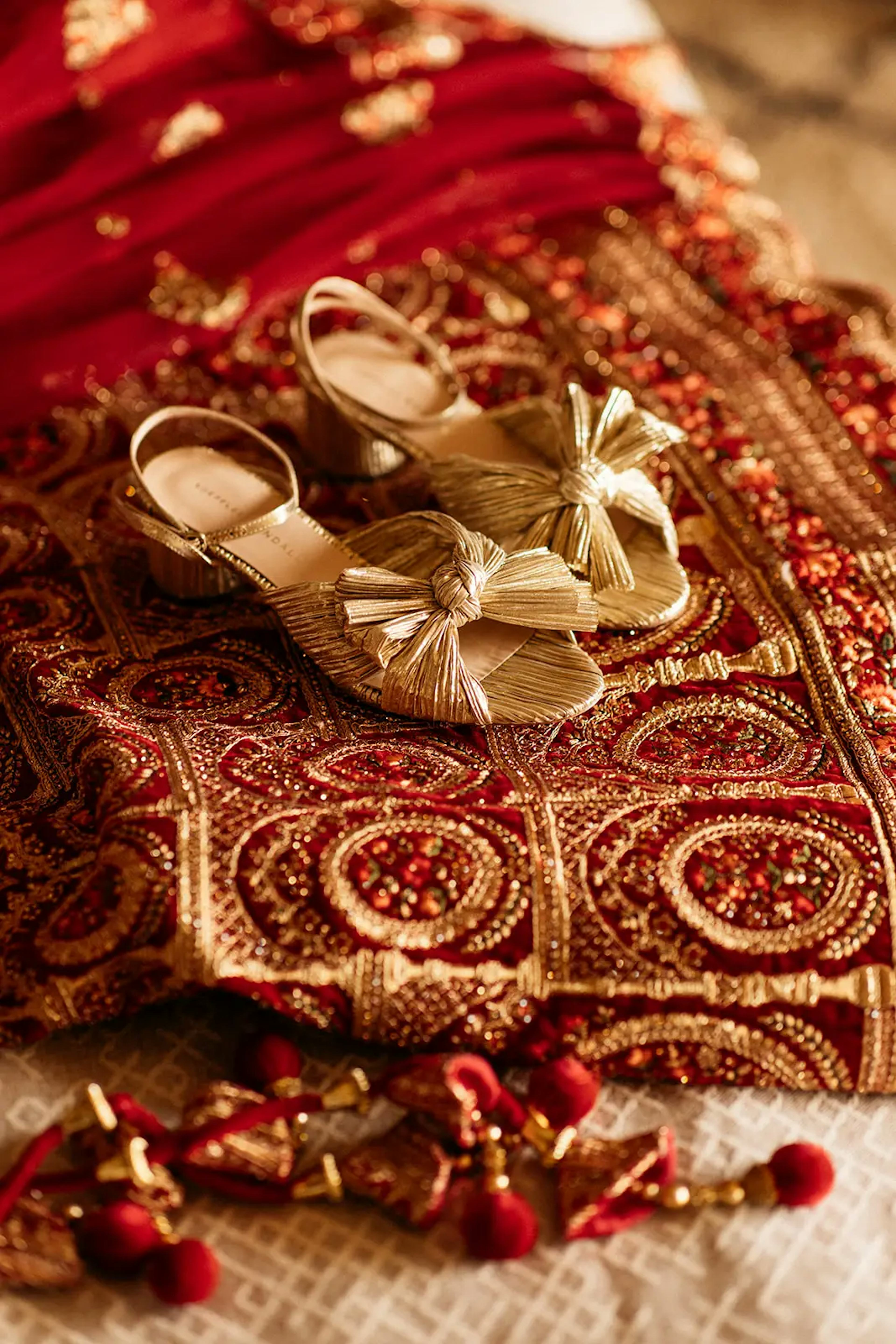 Bridal shoes for wedding in morocco