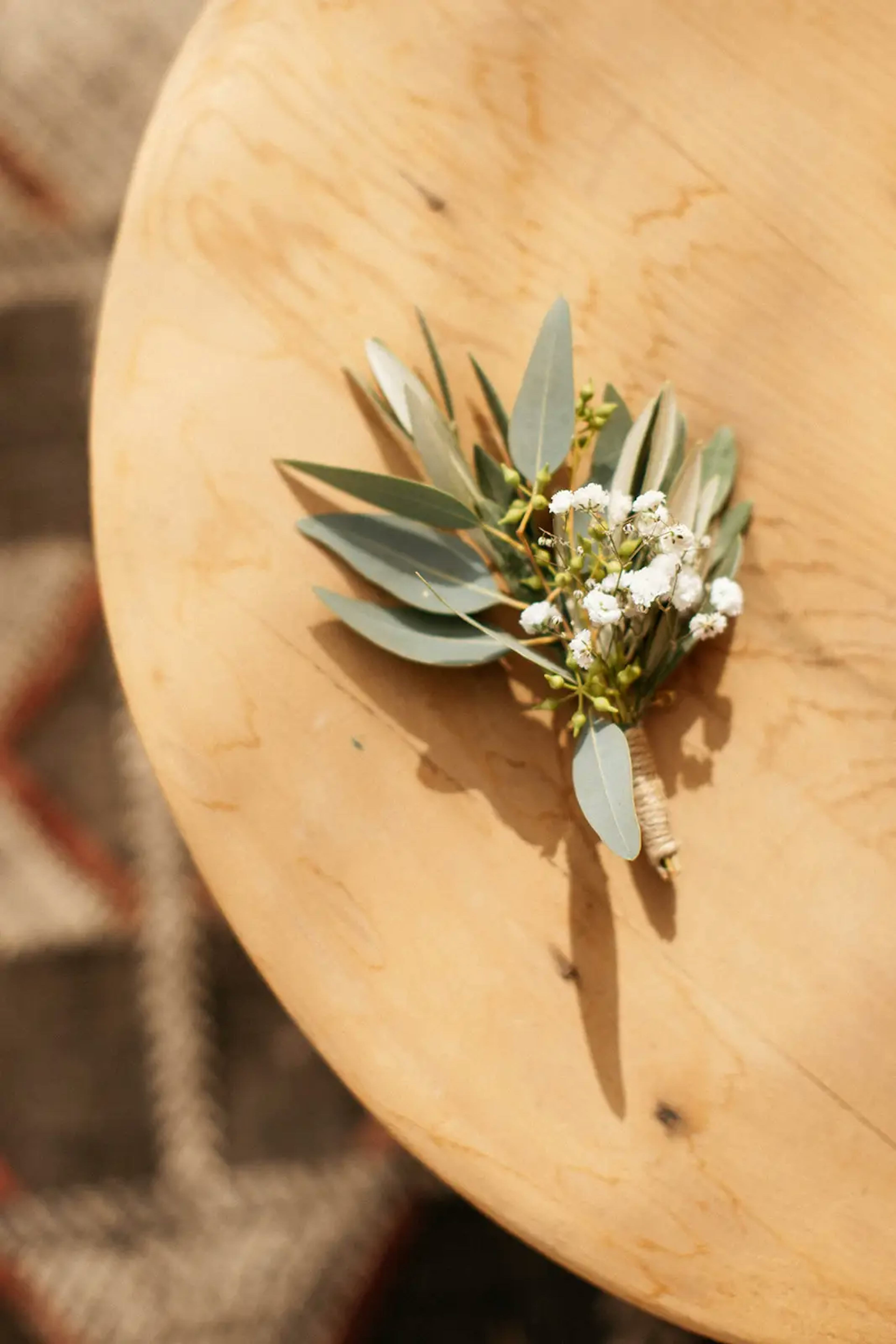 Groom buttonhole flowers