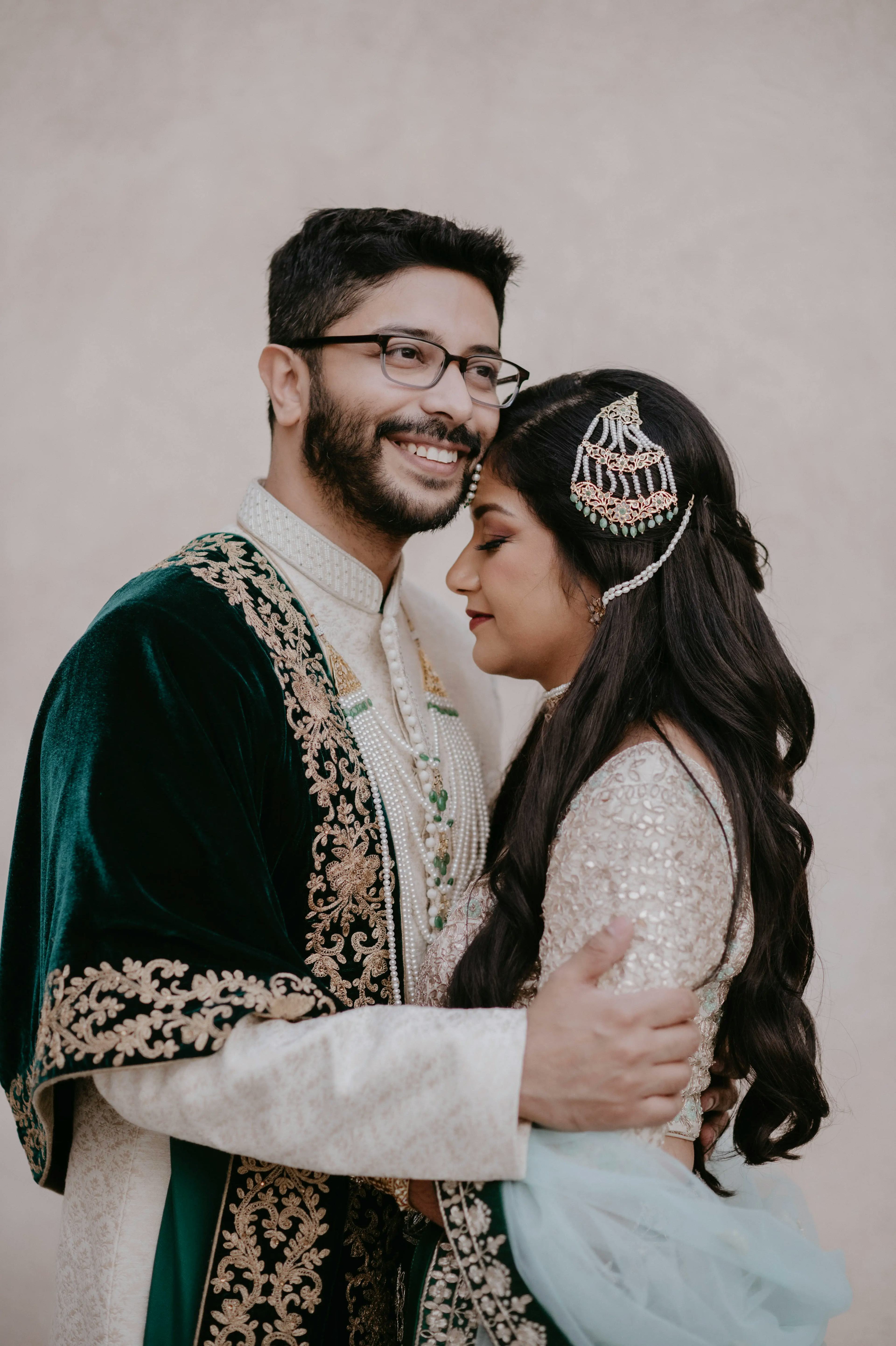 wedding couple portrait photo