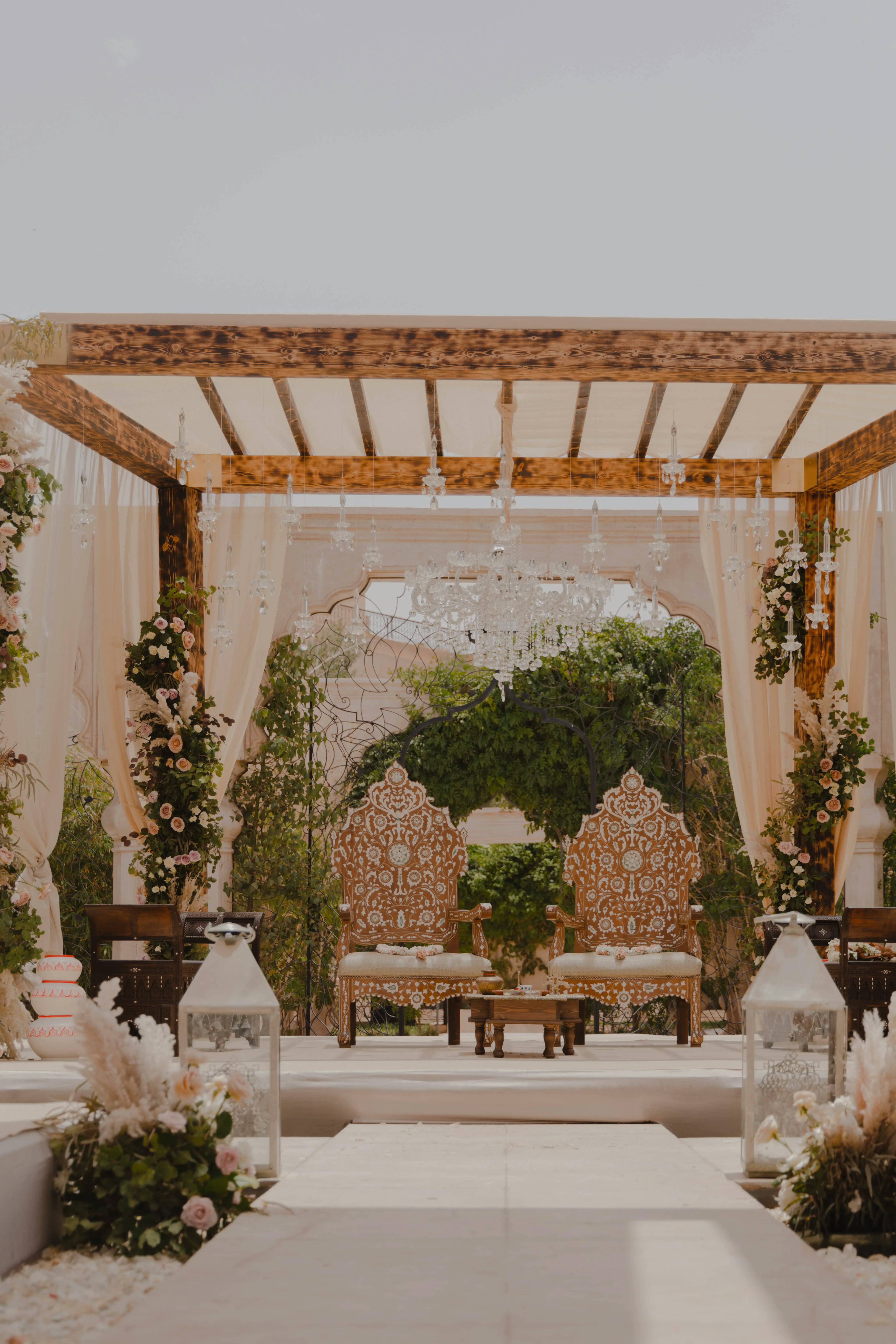 Indian Wedding floral arch