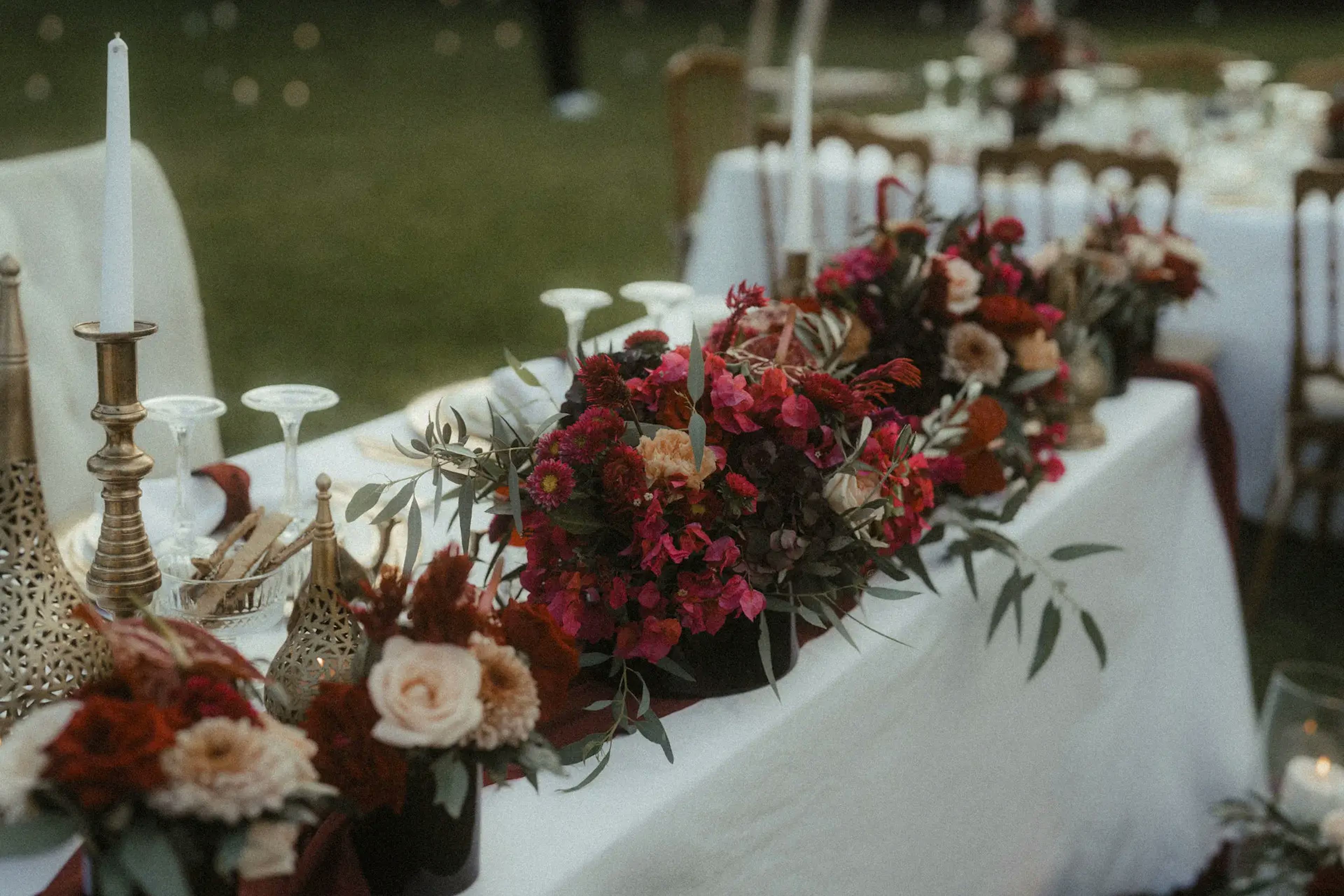 Floral table decoration 