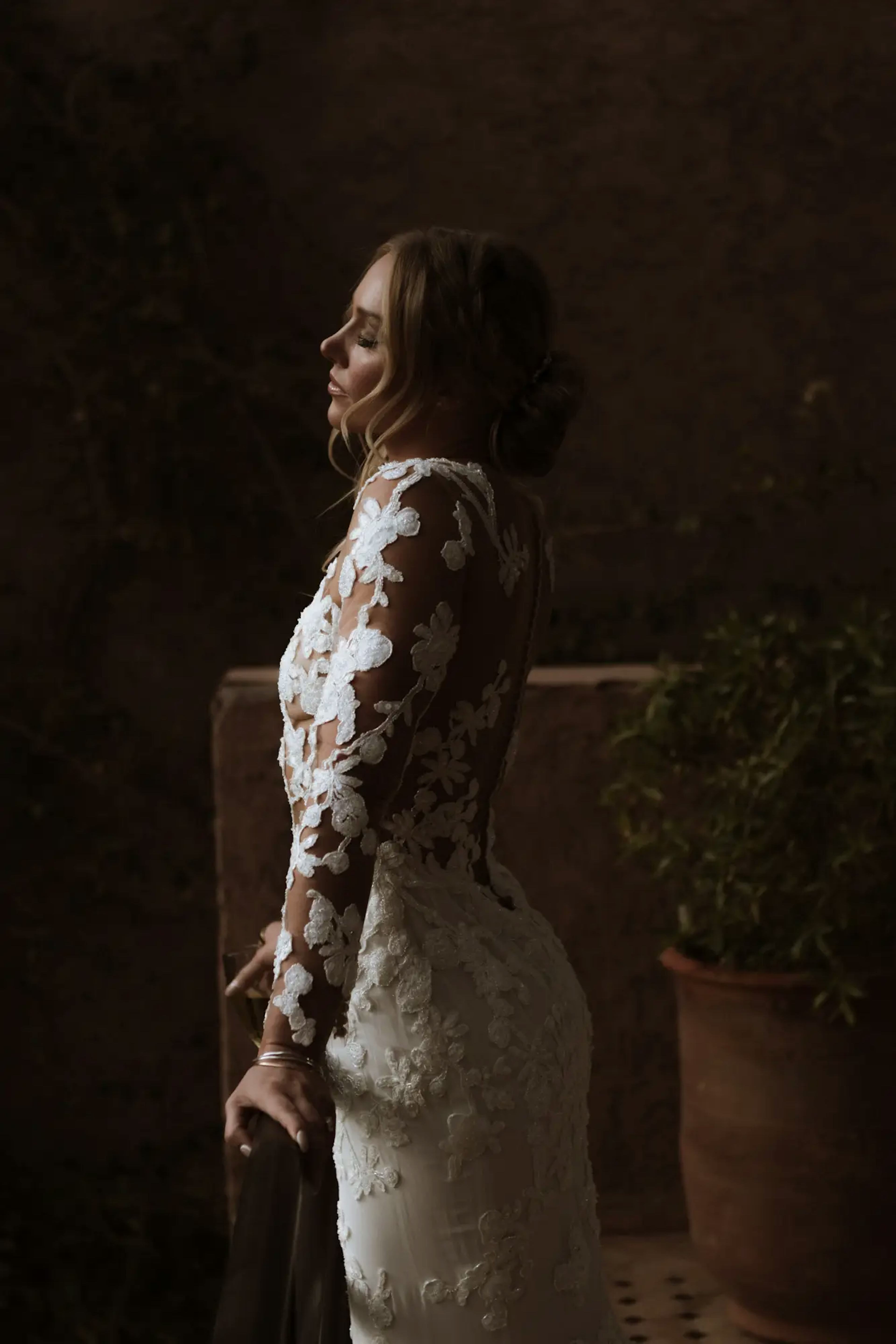 Bride at wedding in Morocco