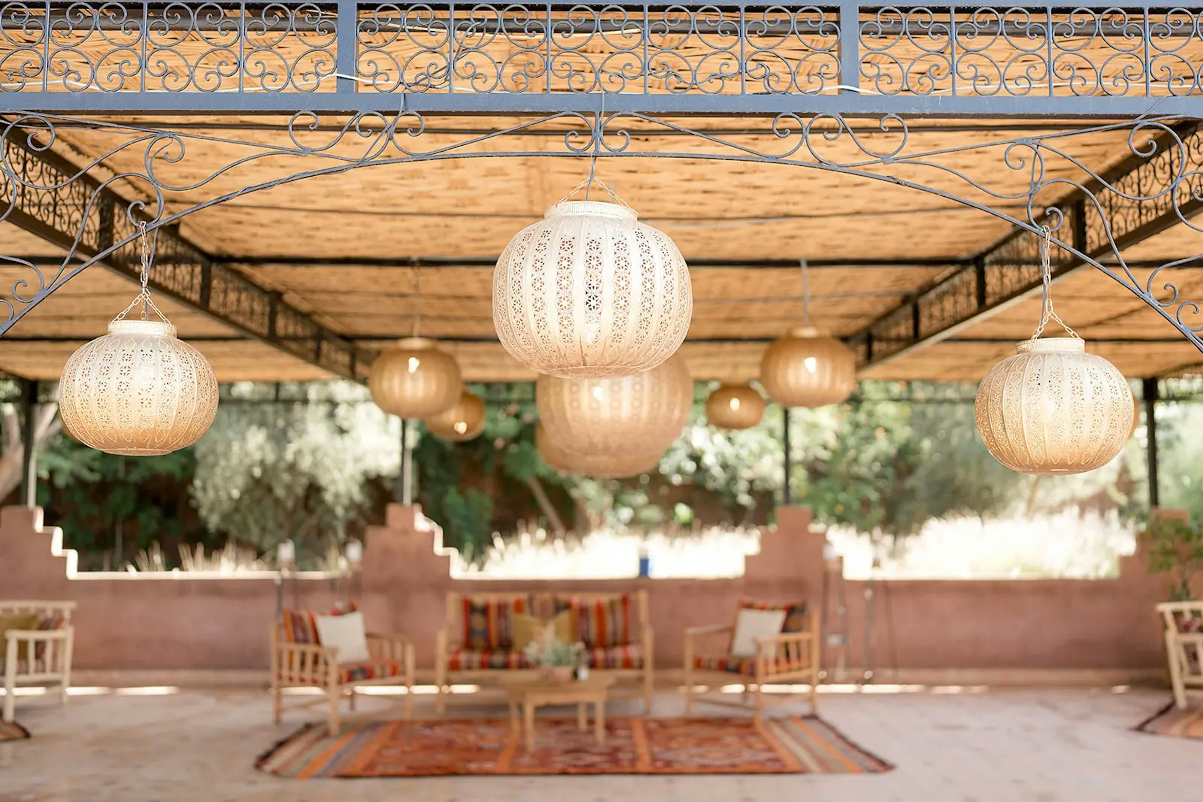 Moroccan decor wedding venue