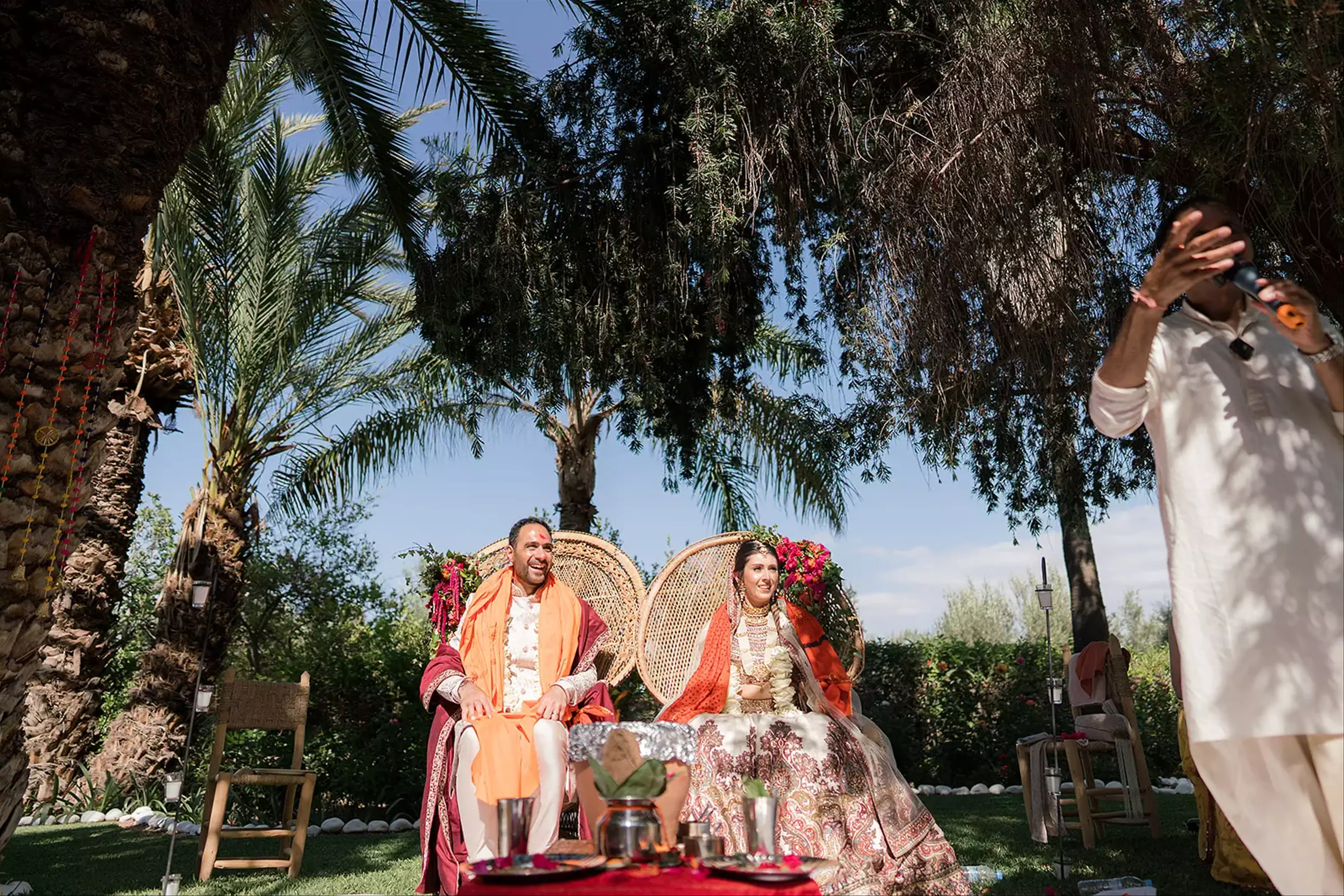 Indian ceremony in Morocco 