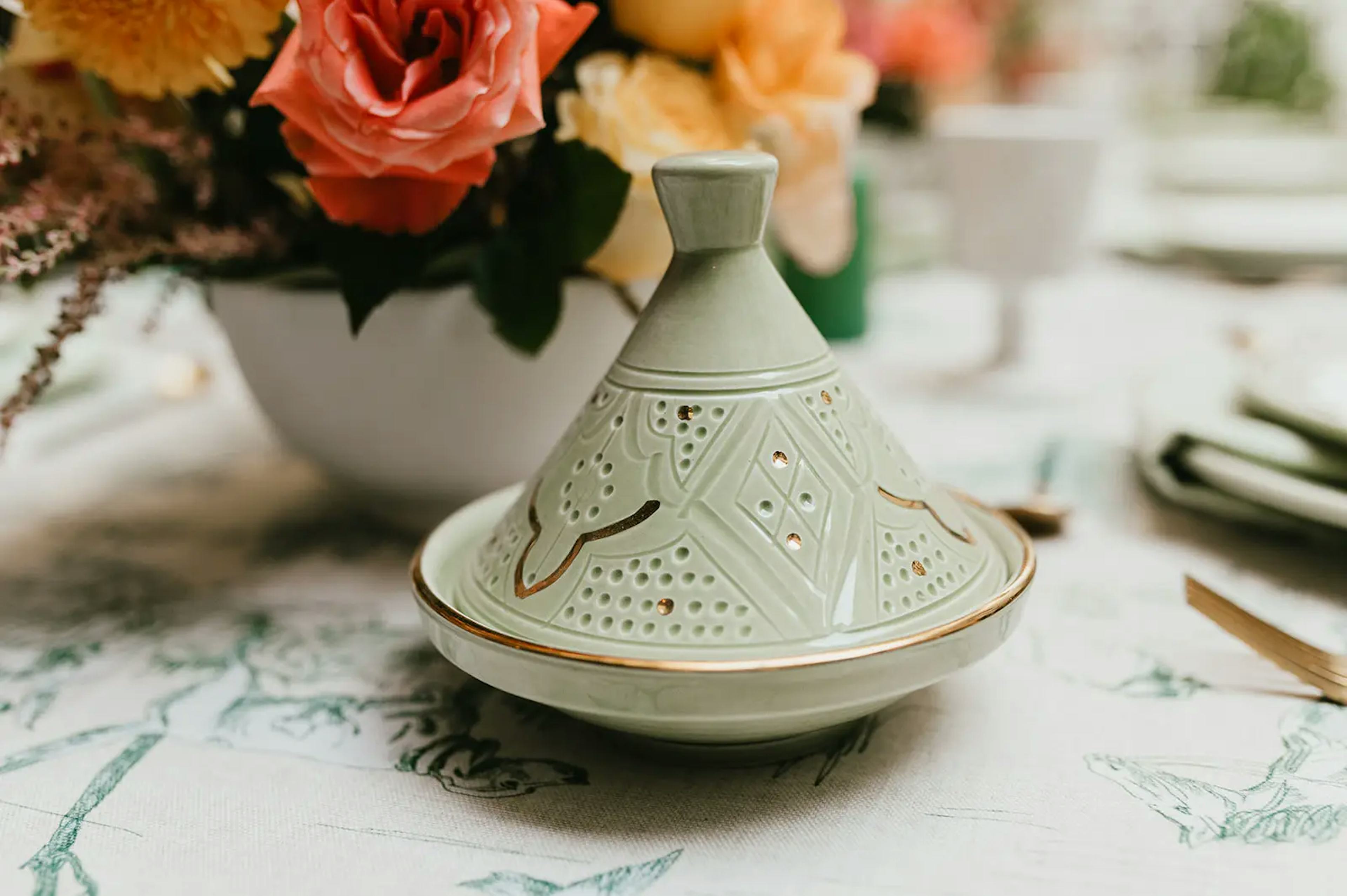 Moroccan themed decor