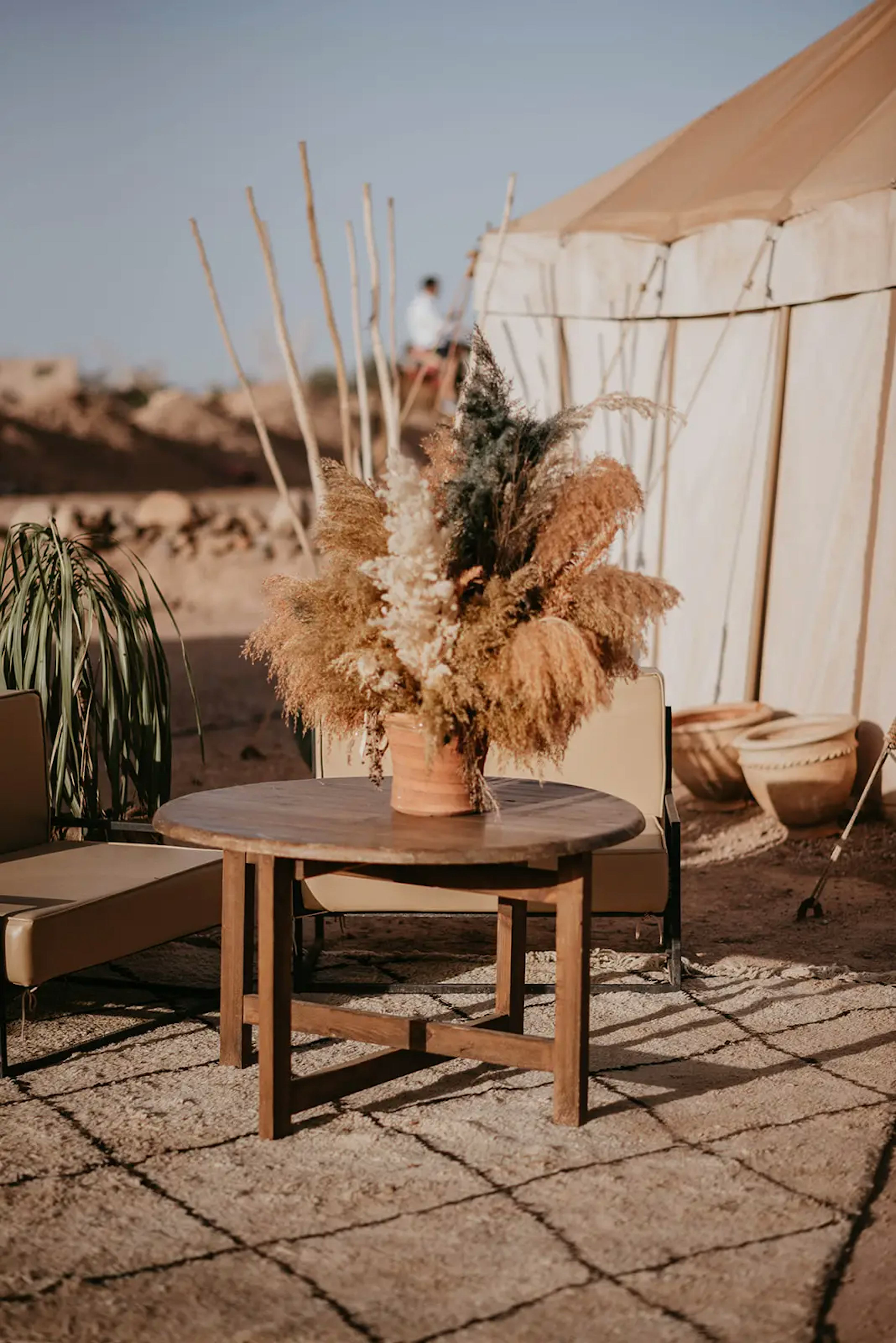 boho flowers decor marrakech