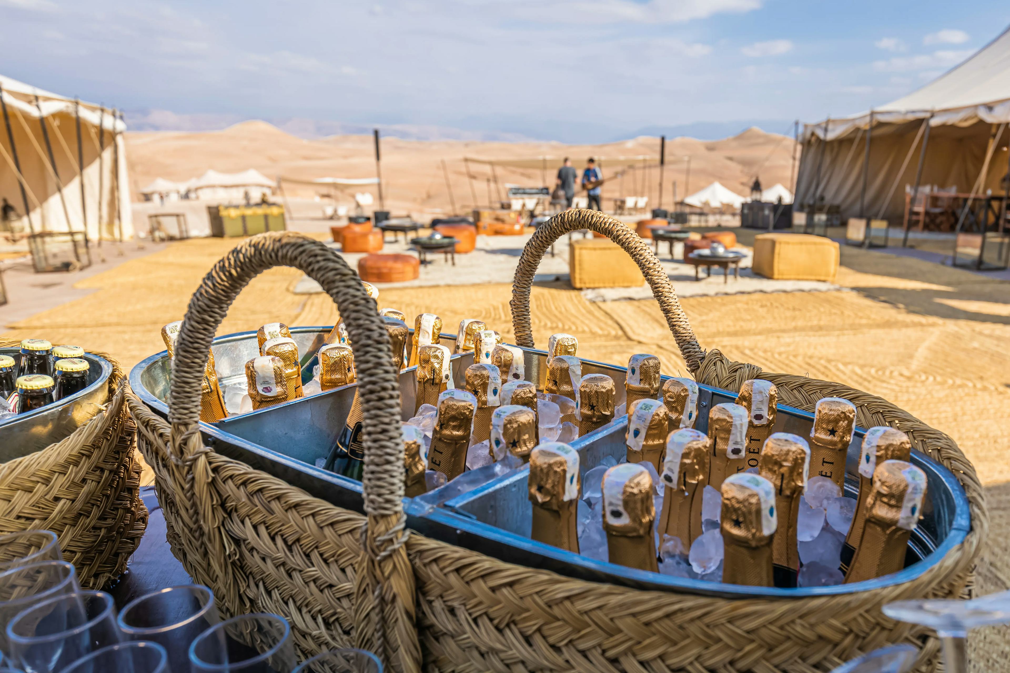 Luxury birthday party in Agafay Desert