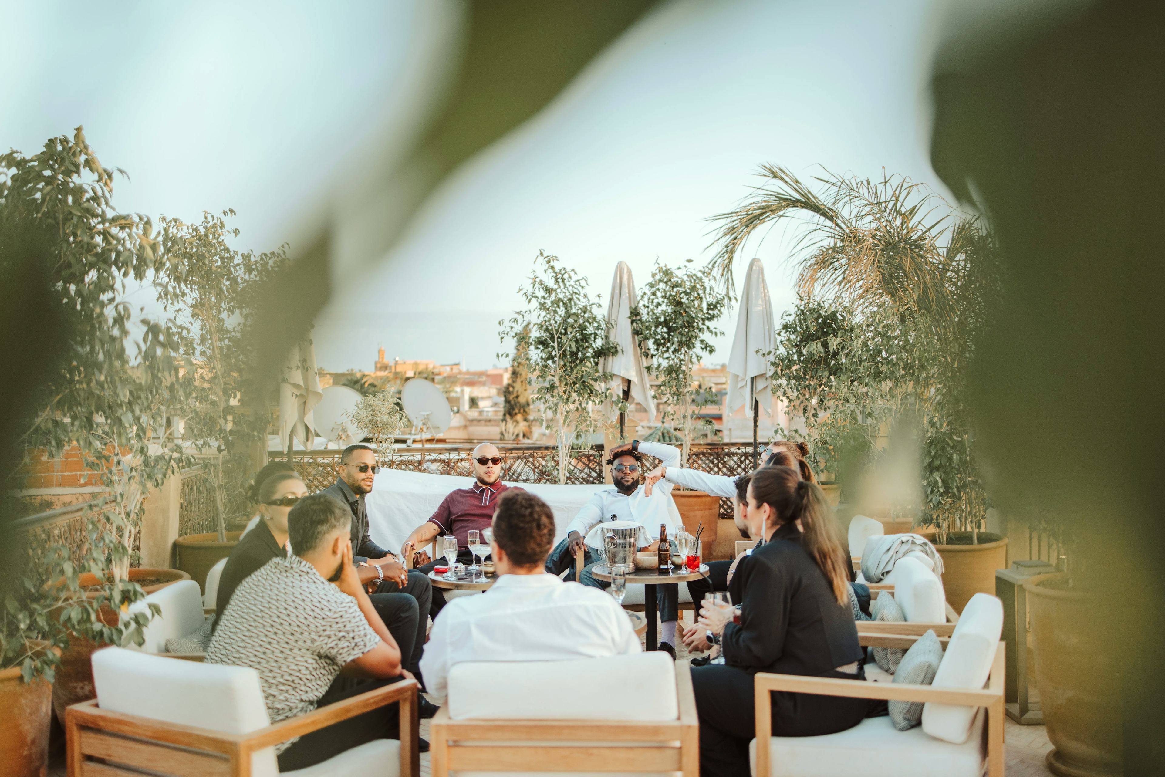 Wedding welcome celebraion in Morocco