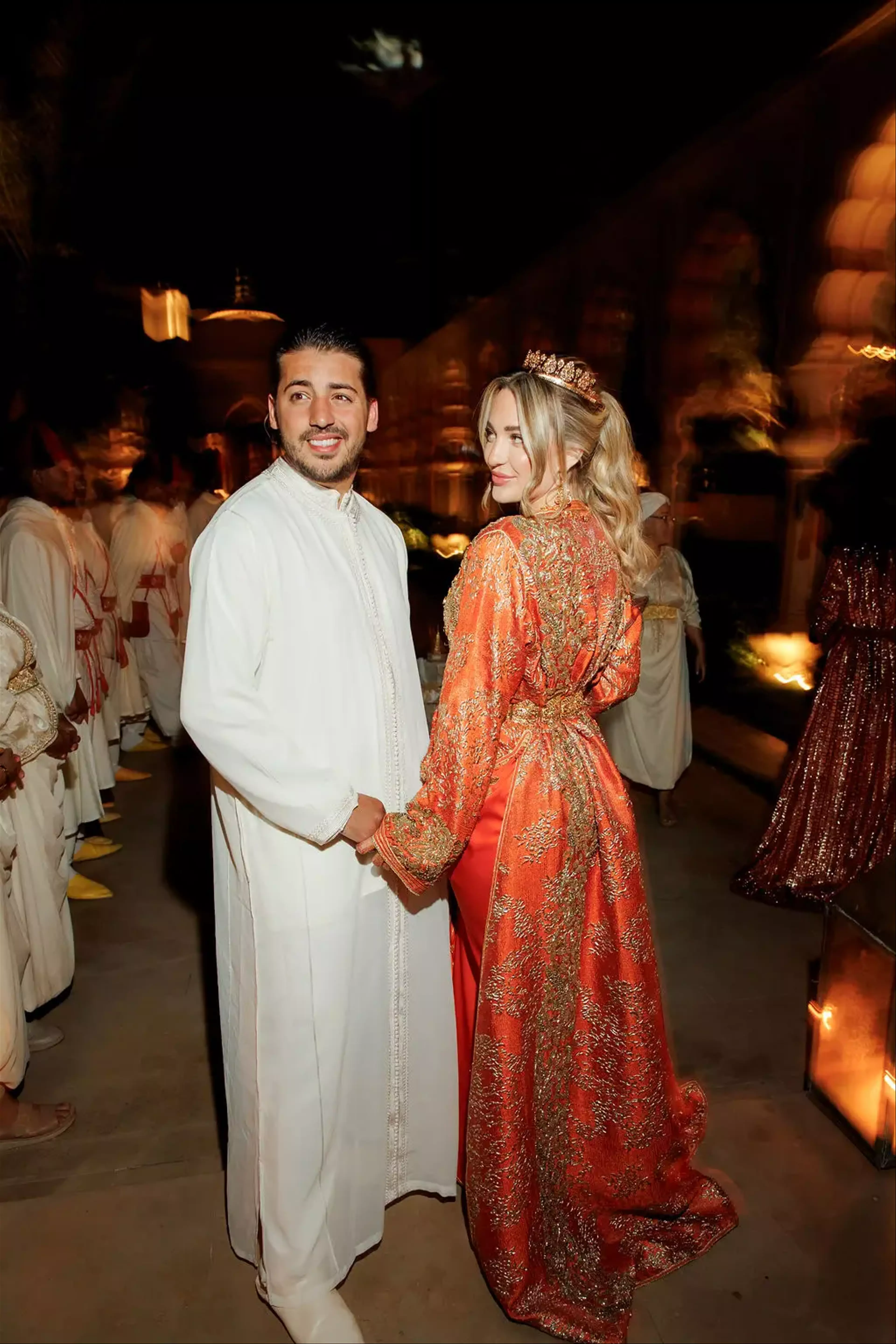 Moroccan traditional wedding reception 