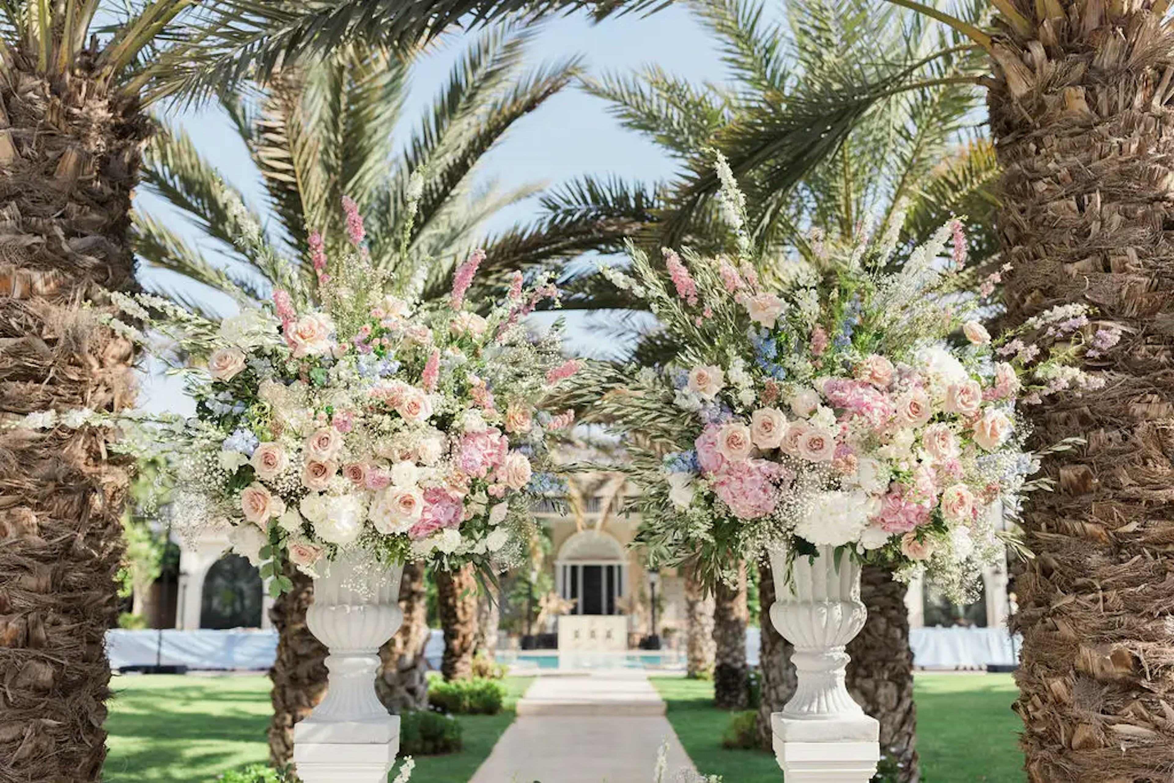 Wedding aisle Marrakech wedding venue