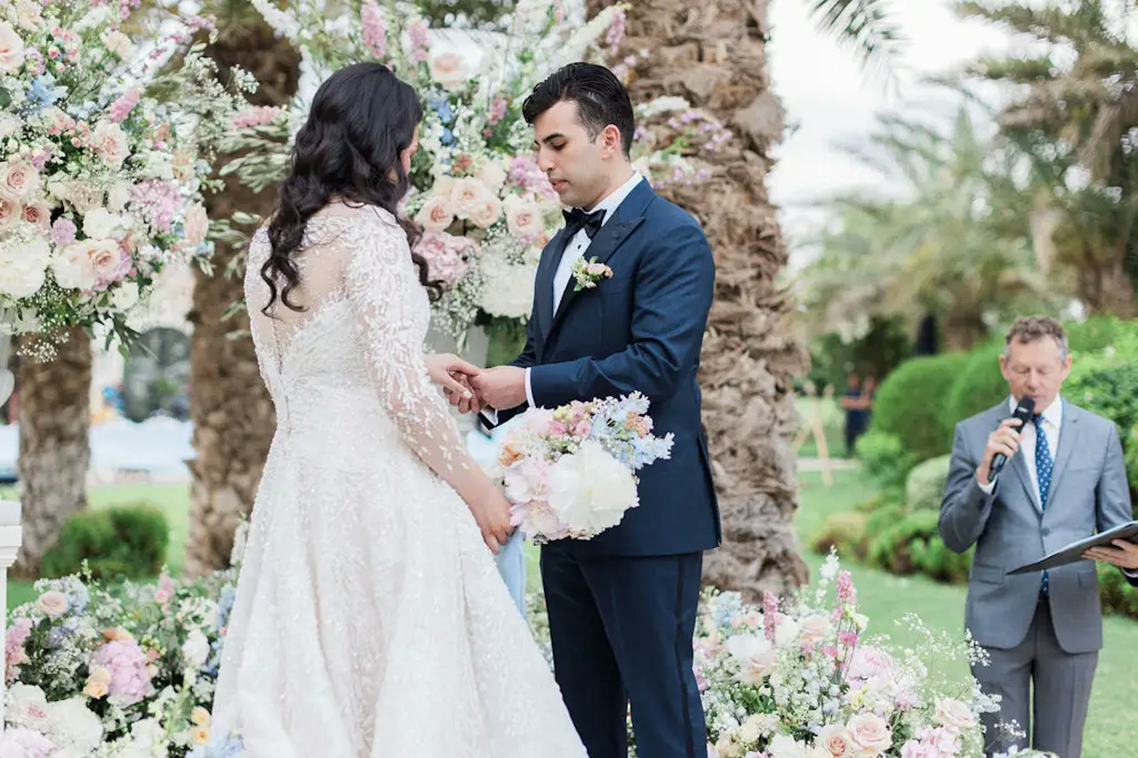 Wedding outdoor ceremony Marrakech