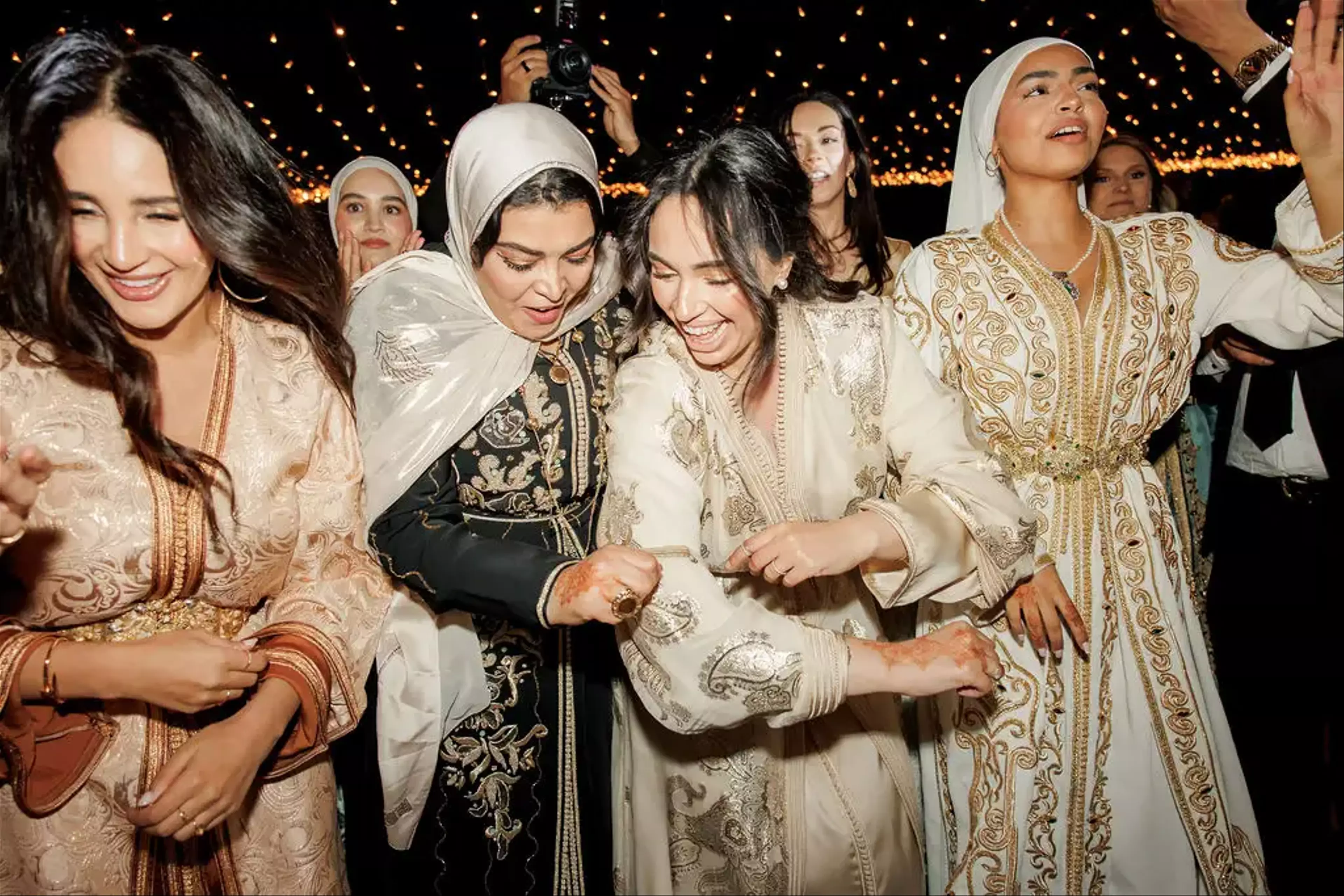 Fun wedding reception in Marrakech 