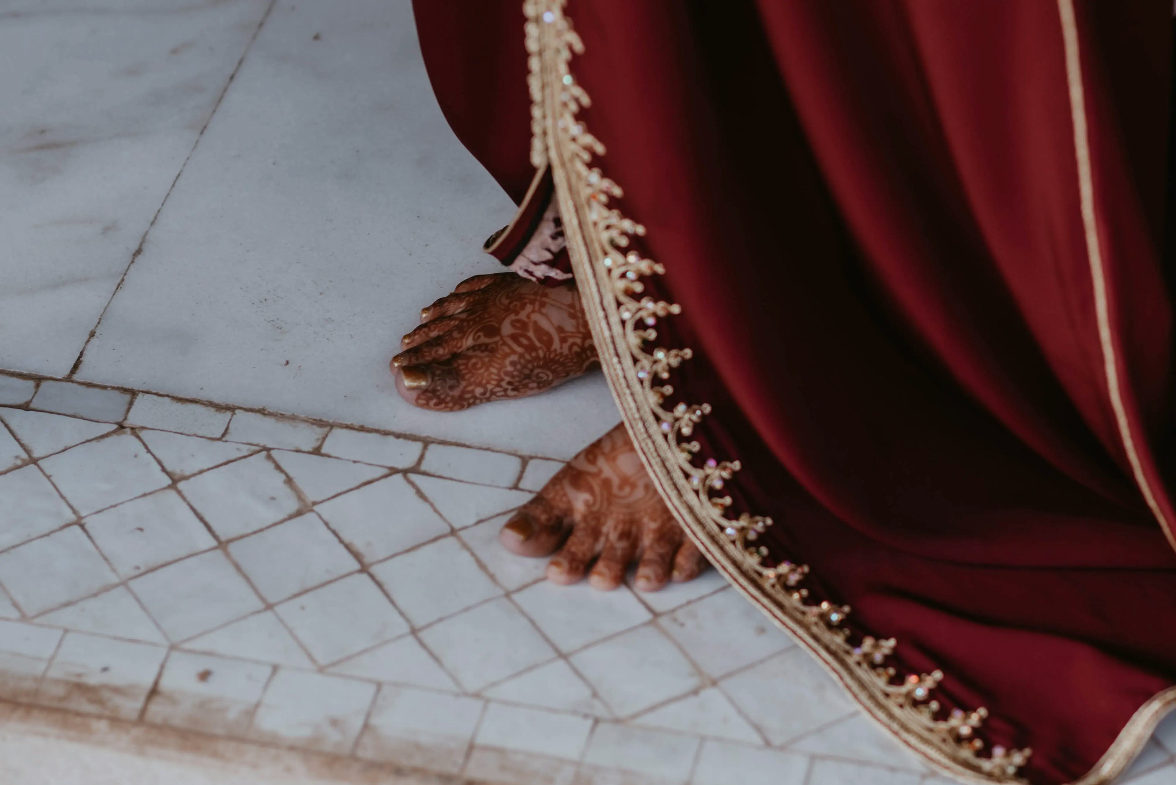 Bride mehndi