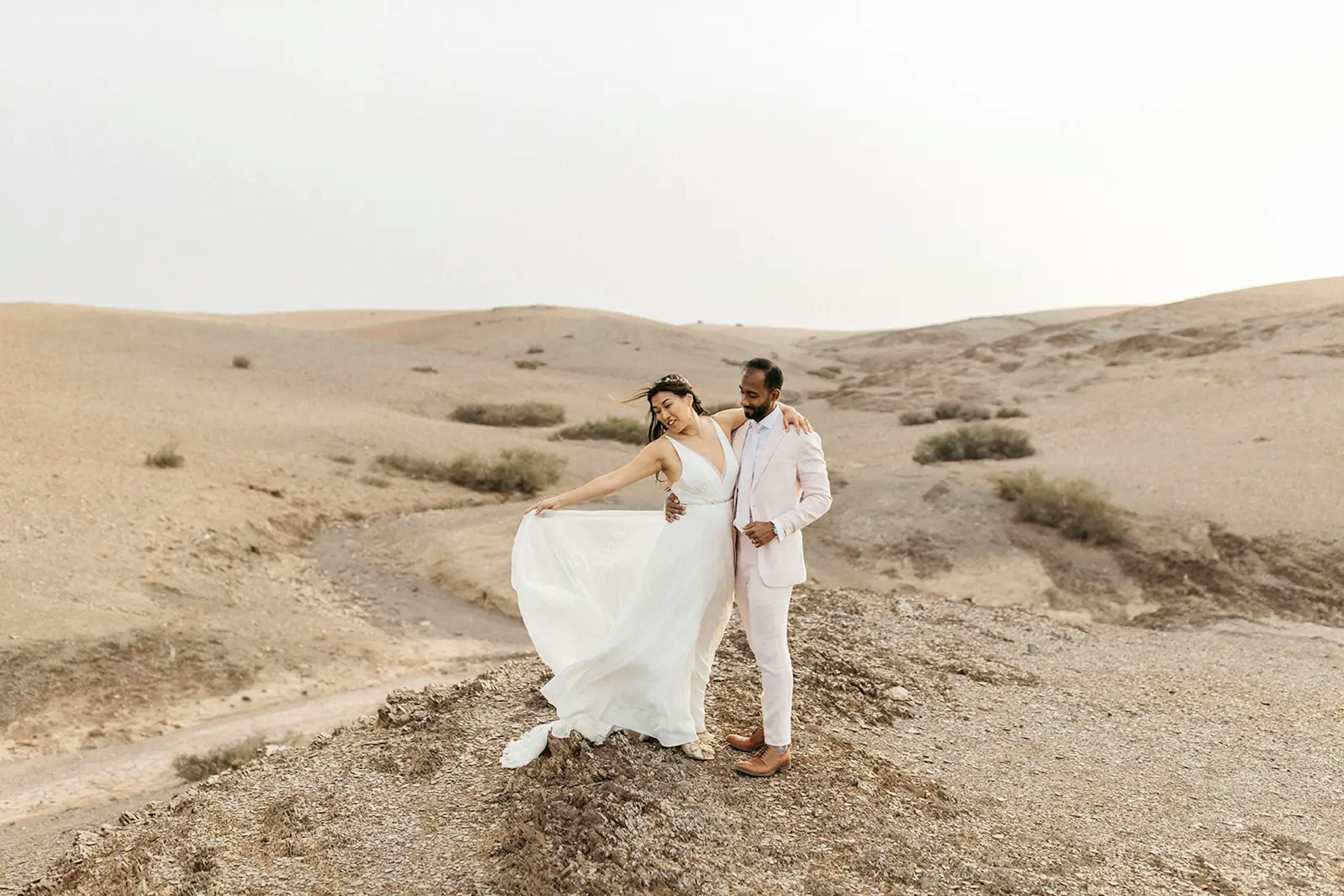 Desert wedding photoshoot Marrakech